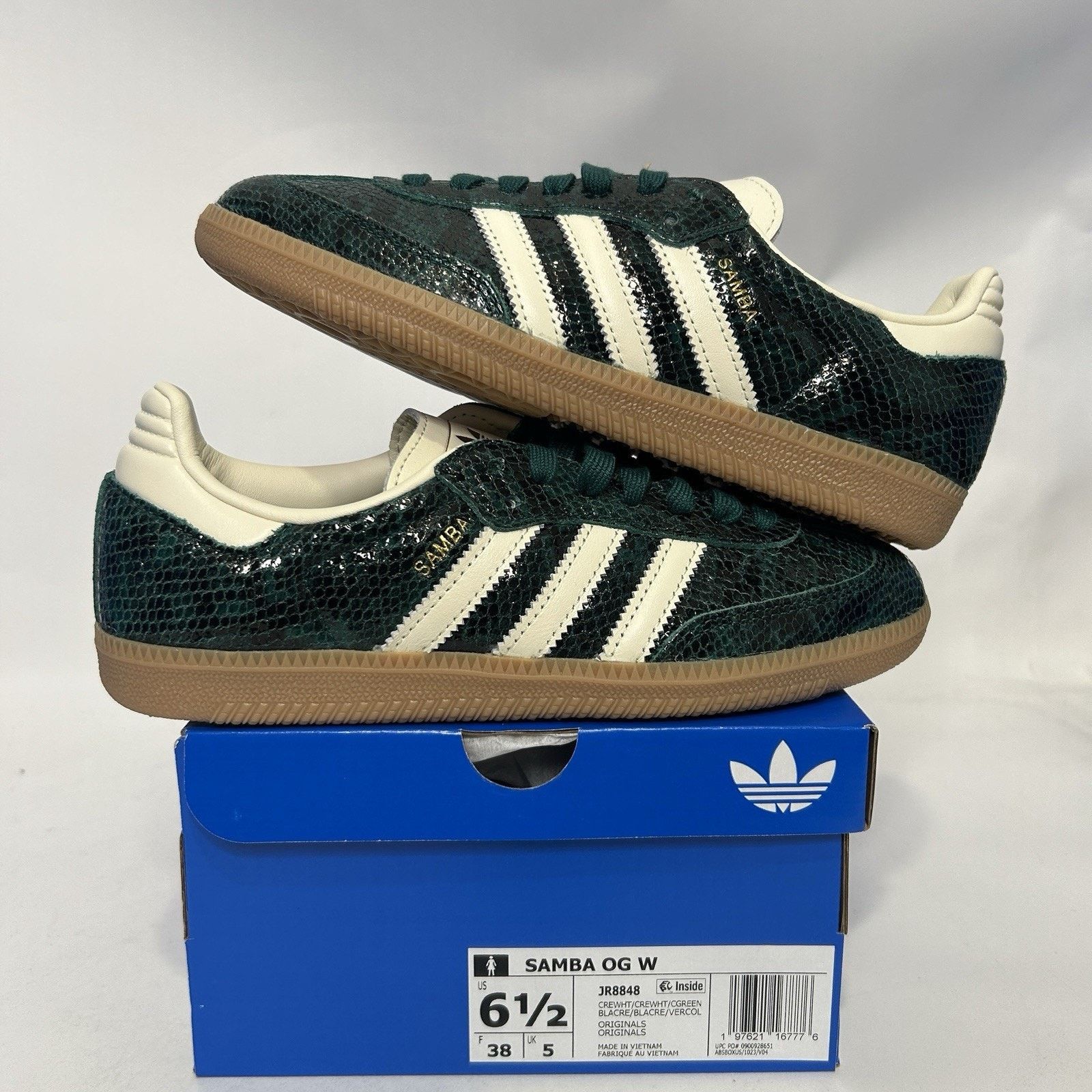 adidas gazelle silver green womens Adidas Women's Samba OG White/Black/Granite  West NYC