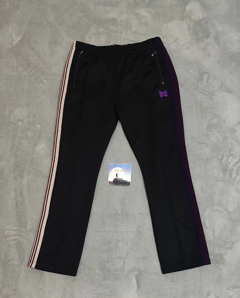 Needles NEEDLES Purple Butterfly Wide-Leg Pants - dmc Size US 32 / EU 48 - 1 Thumbnail
