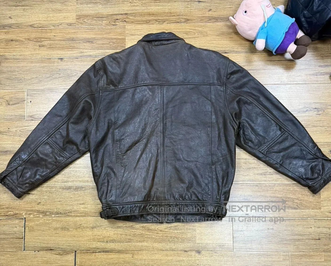Vintage Vintage Red Baron Pilot Leather Jacket. Size US L / EU 52-54 / 3 - 2 Thumbnail