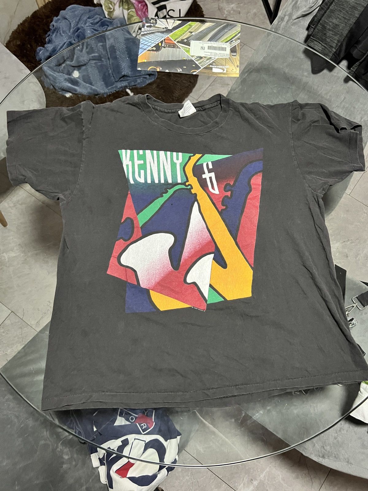 Vintage T-shirt vintage kenny g 90’ Size US XL / EU 56 / 4 - 1 Thumbnail