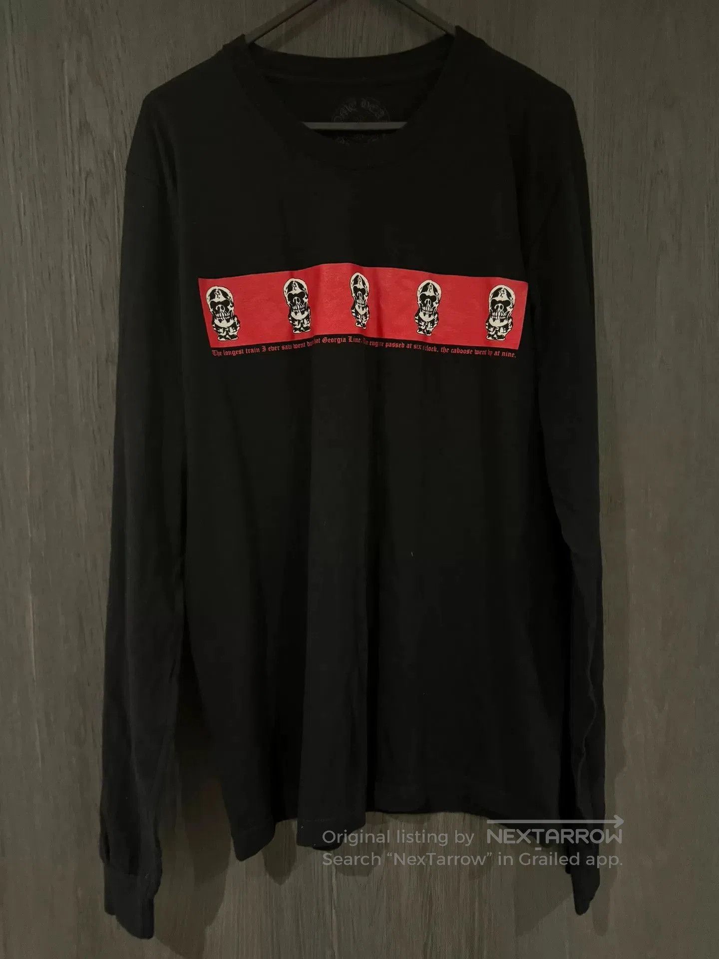Chrome Hearts Chrome Hearts Red Printed Skull Short Sleeve Shirt. Size US M / EU 48-50 / 2 - 1 Thumbnail