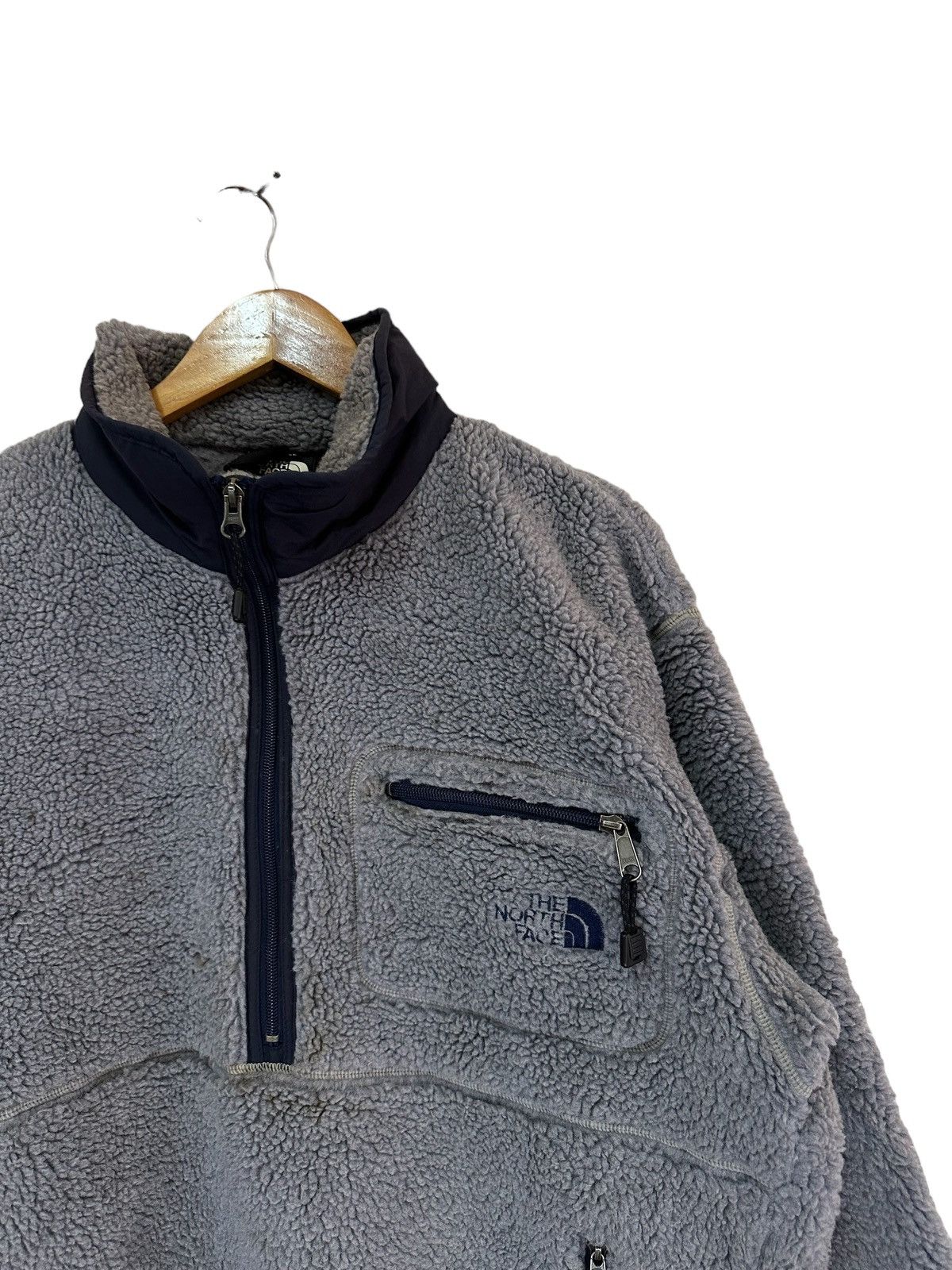 The North Face Vintage The North Face Fleece Jacket Half Zip Size US L / EU 52-54 / 3 - 4 Thumbnail