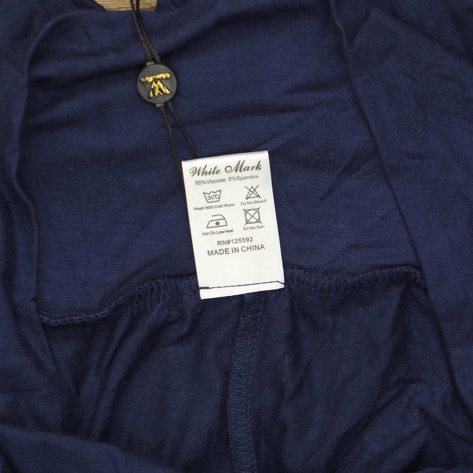 White Mark Nwt White Mark On Jogger Pants Ps560-navy1xl Navy Blue 1x Size 40" / US 18 - 4 Thumbnail