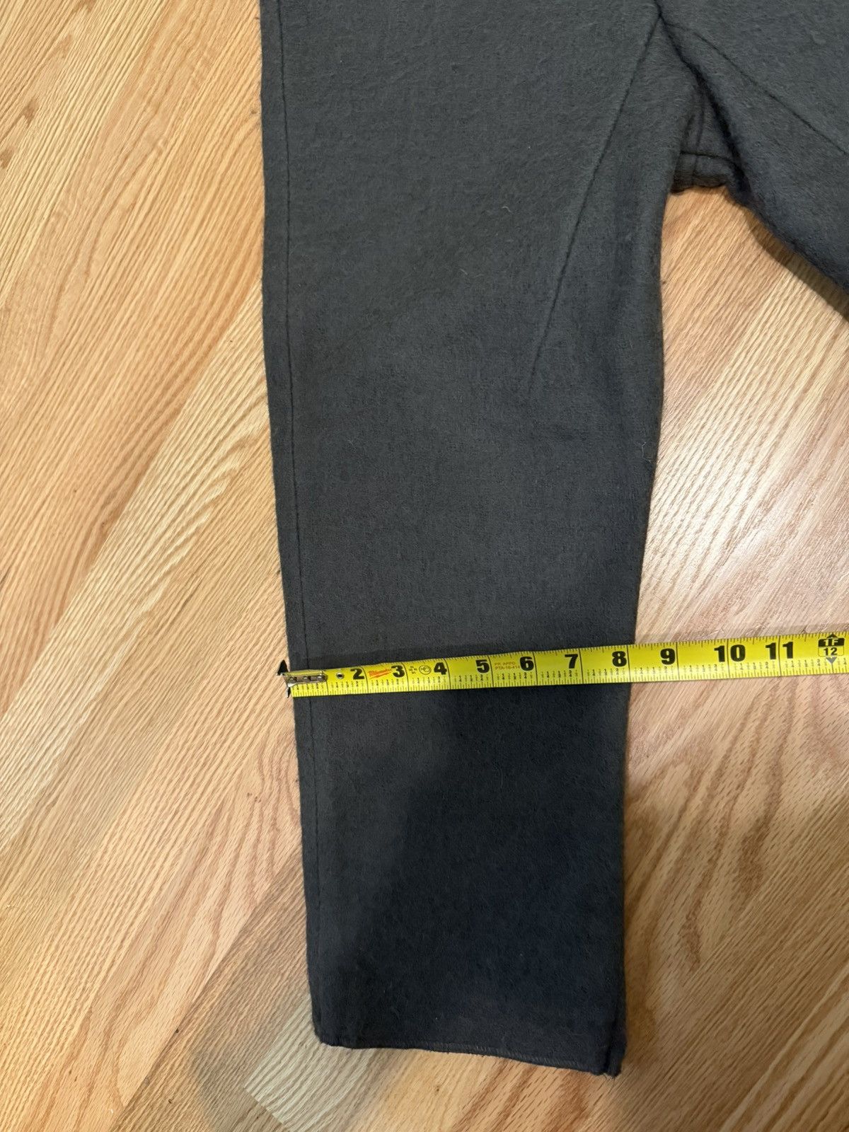 Rick Owens Wool “COLLAPSE JEANS” Size US 28 / EU 44 - 9 Thumbnail