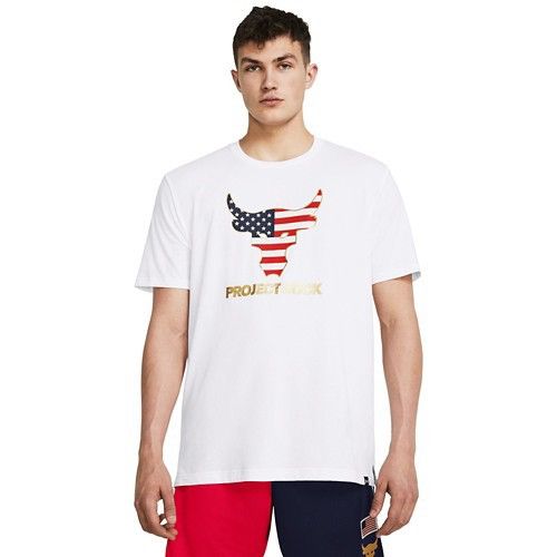 Under Armour Men's Under Armour Project Rock RWB Graphic T-Shirt Size XL Size US XL / EU 56 / 4 - 5 Thumbnail