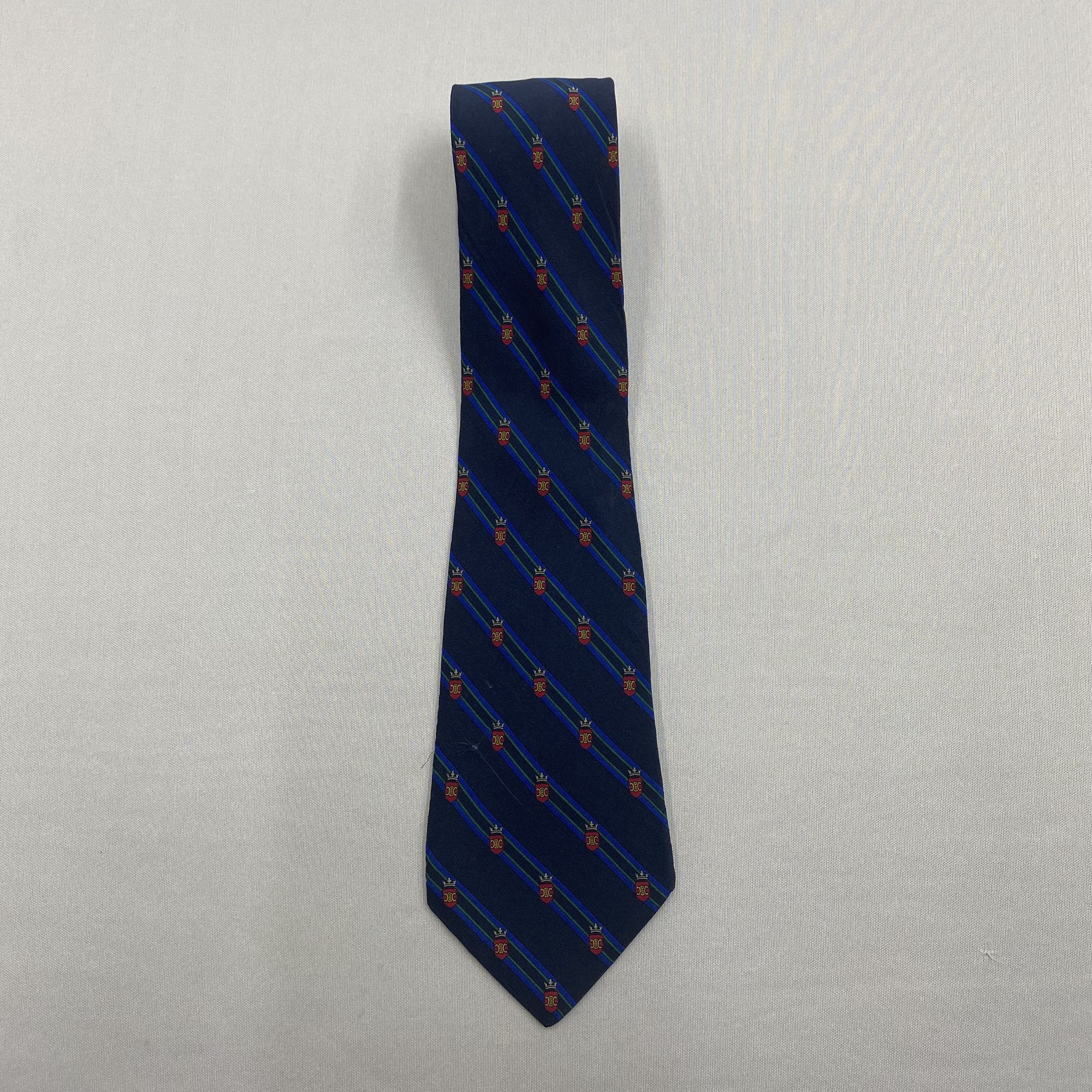Celine Vintage Celine SILK Necktie Cravate Pure Silk Neck Tie Size ONE SIZE - 3 Thumbnail