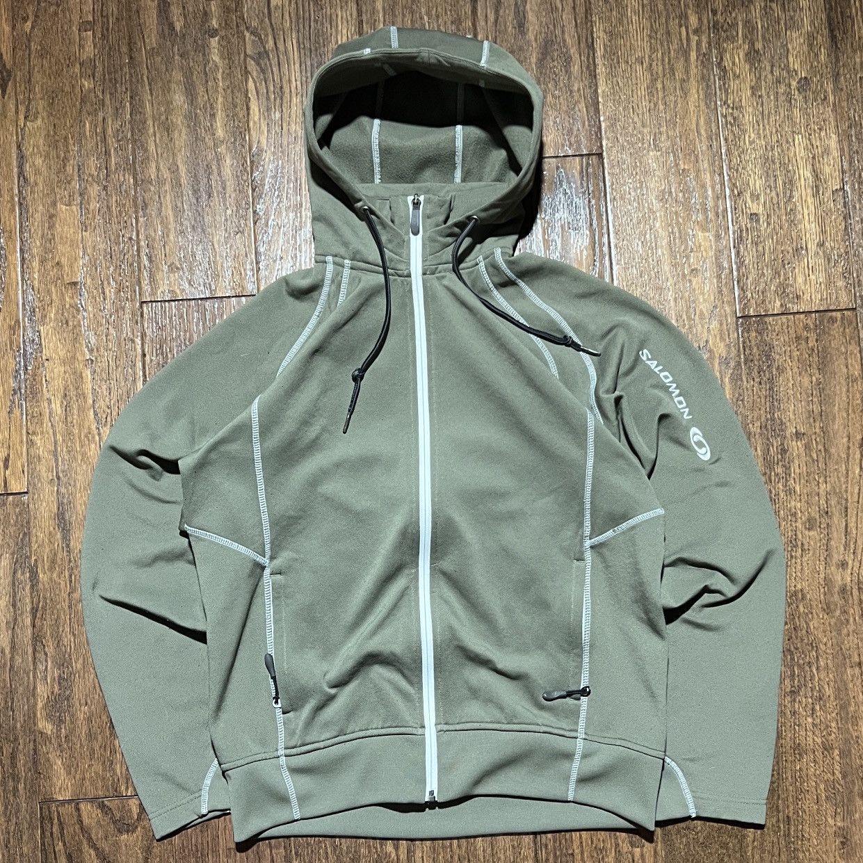 Salomon × Vintage y2k salomon zip up hoodie | Grailed