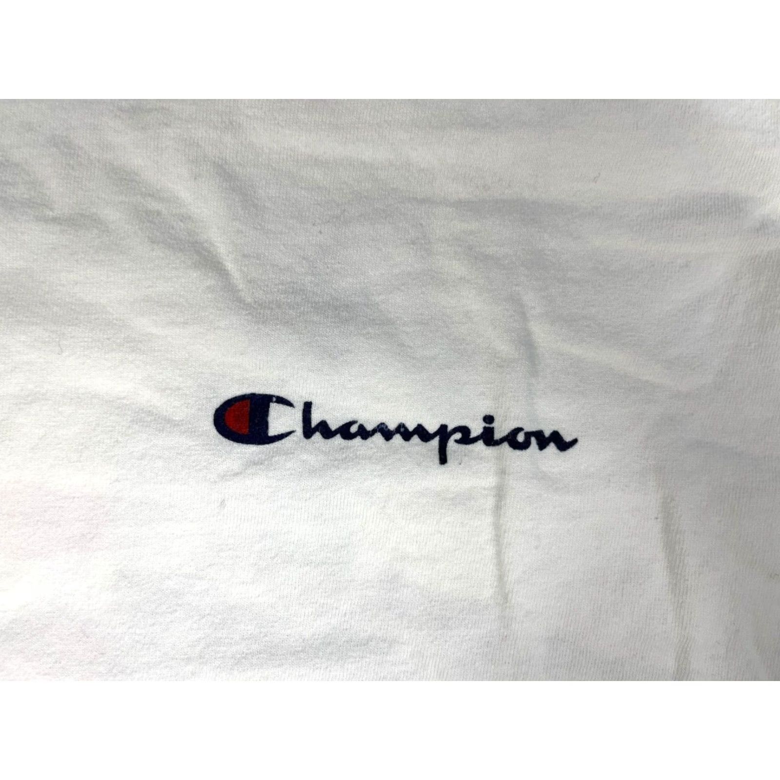 Champion Vintage Champion Never Say Never USA Olympics T-Shirt Made in USA Sz XL Men White 90s Sports 100% Cotton Short Sleeve Crew Neck Graphic Double-Sided Size US XL / EU 56 / 4 - 7 Thumbnail