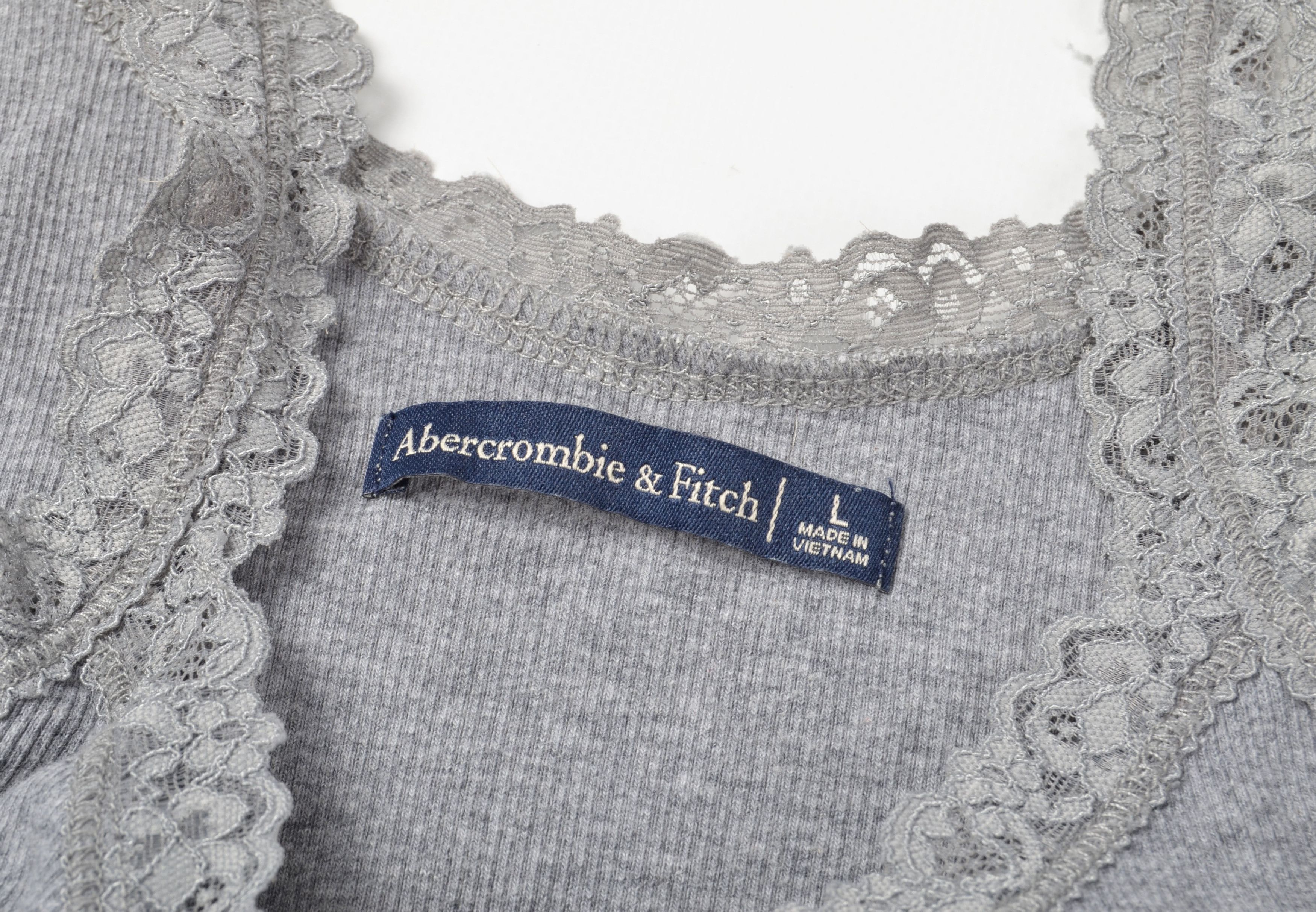 Abercrombie & Fitch Abercrombie & Fitch Y2K Babydoll Lace Coquette Cami Tank Size L / US 10 / IT 46 - 8 Thumbnail