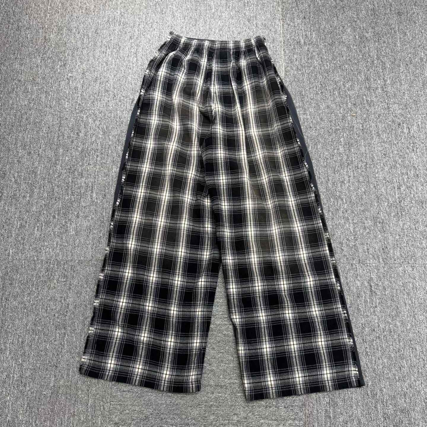 Balenciaga Checked Side Panel Casual Pants