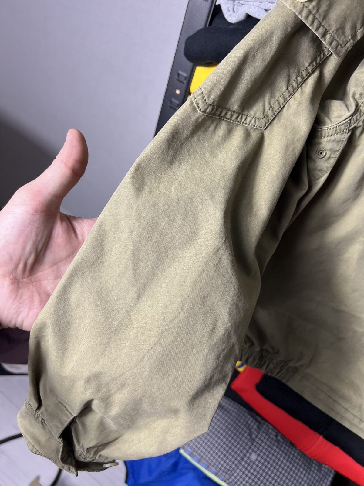 Polo Ralph Lauren 🧥 Polo Ralph Lauren Lightweight Hooded Jacket Olive Green Size US S / EU 44-46 / 1 - 23 Thumbnail