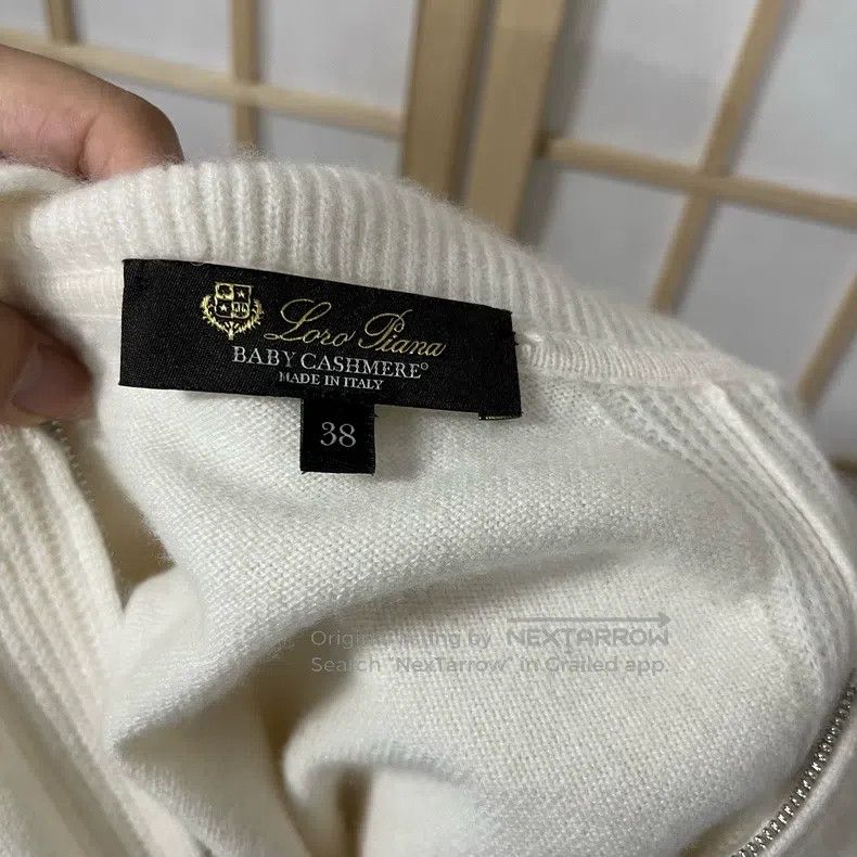 Loro Piana Loro Piana White cashmere hooded sweatshirt Size XS / US 0-2 / IT 36-38 - 3 Thumbnail