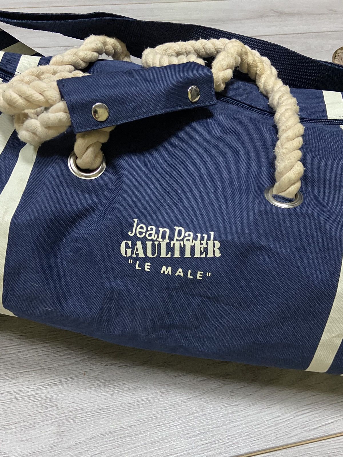 Japanese Brand × Jean Paul Gaultier Jean Paul Gaultier Duffle sport big bag Weekend RARE Size ONE SIZE - 3 Thumbnail