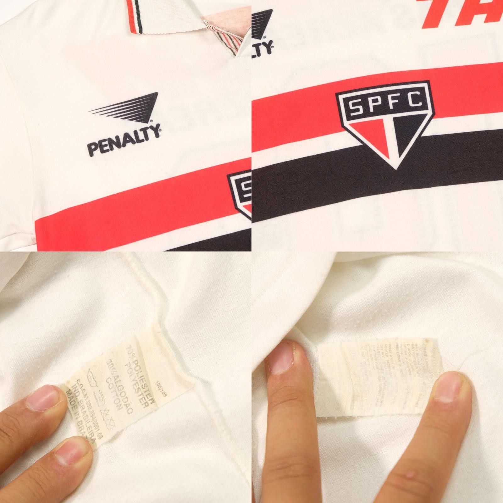 Penalty 1992 Sao Paulo Home Shirt Penalty (S) Size US S / EU 44-46 / 1 - 6 Thumbnail