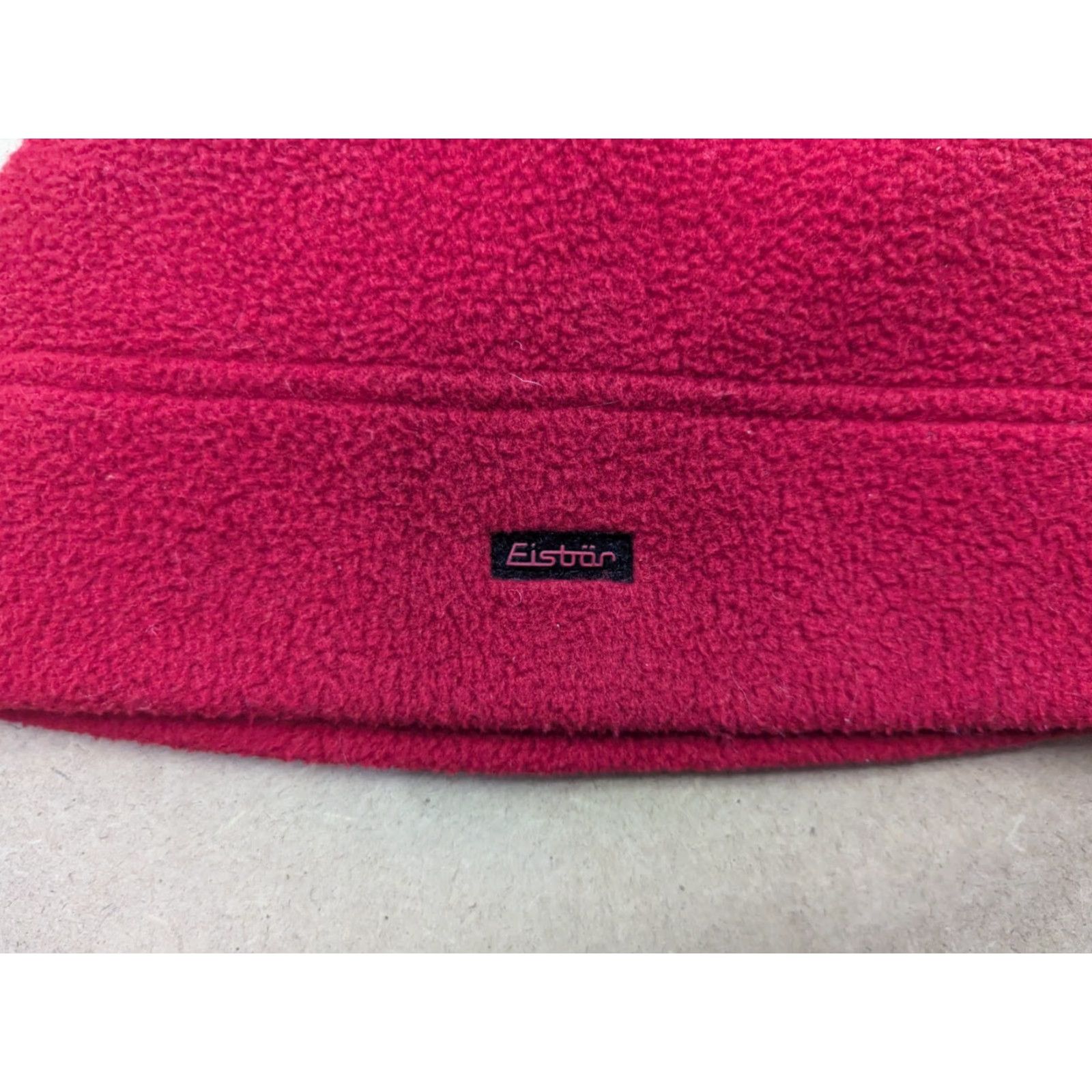 Vintage VINTAGE Eisbar Beanie Hat One Size Fleece Red Lightweight Ski Stretch Cap Mens Womens Adults Unisex Beanie Size ONE SIZE - 4 Thumbnail