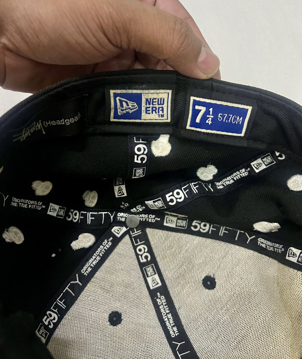 New Era × Stussy Vintage Y2K Stussy Skulls x New Era Fitted Cap Size ONE SIZE - 10 Thumbnail