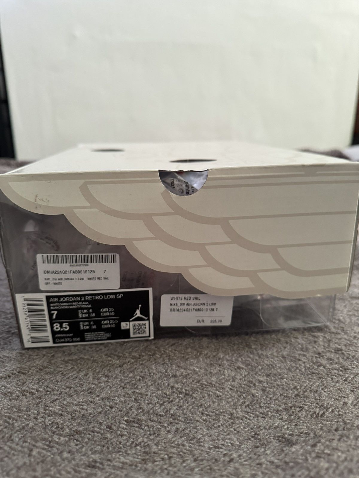 Jordan Brand × Off-White Off-White x Air Jordan 2 Retro Low SP 'White Varsity Size US 7 / EU 40 - 12 Thumbnail