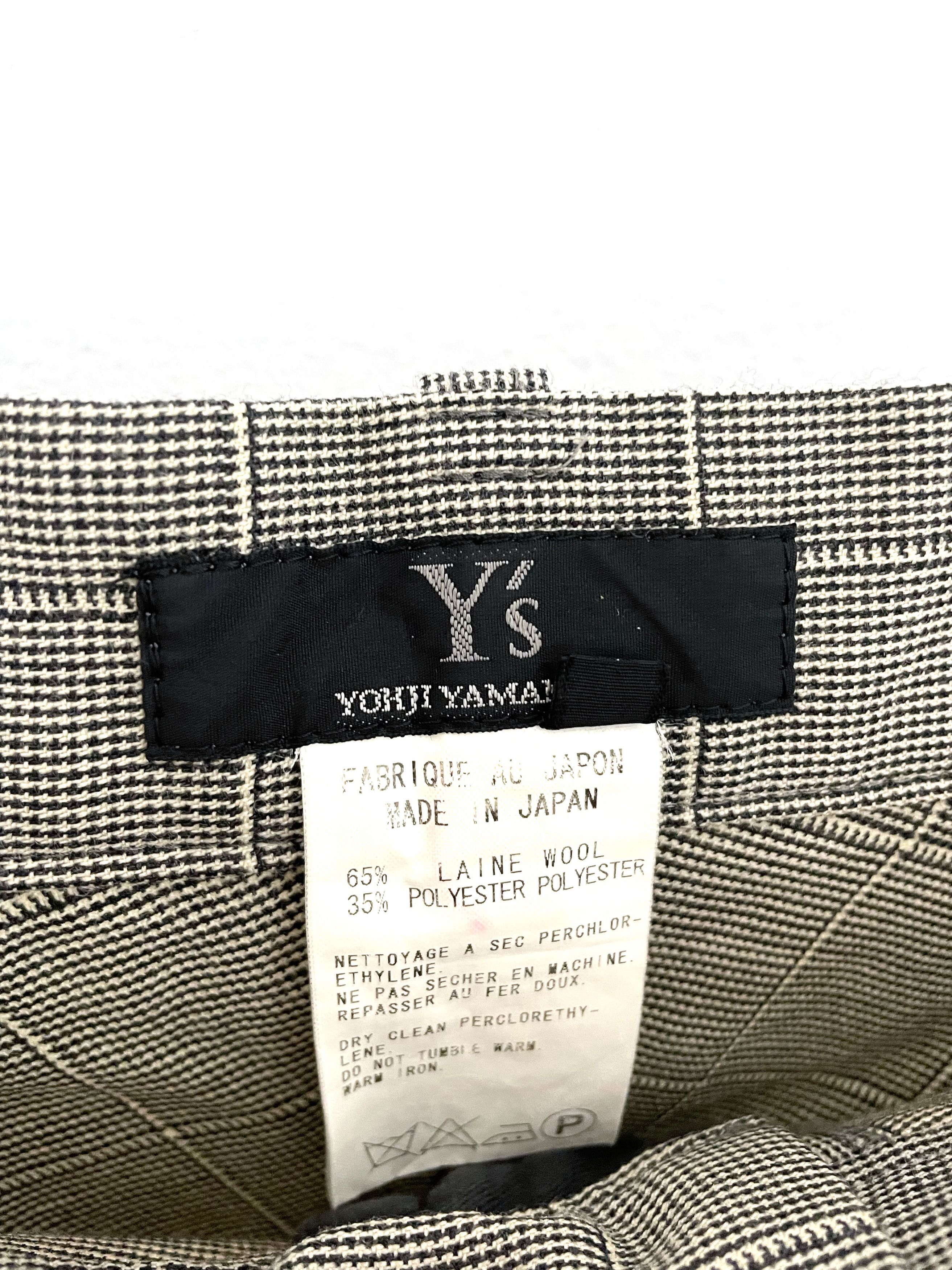 Yohji Yamamoto Checkered Wool Pants Size US 32 / EU 48 - 4 Thumbnail
