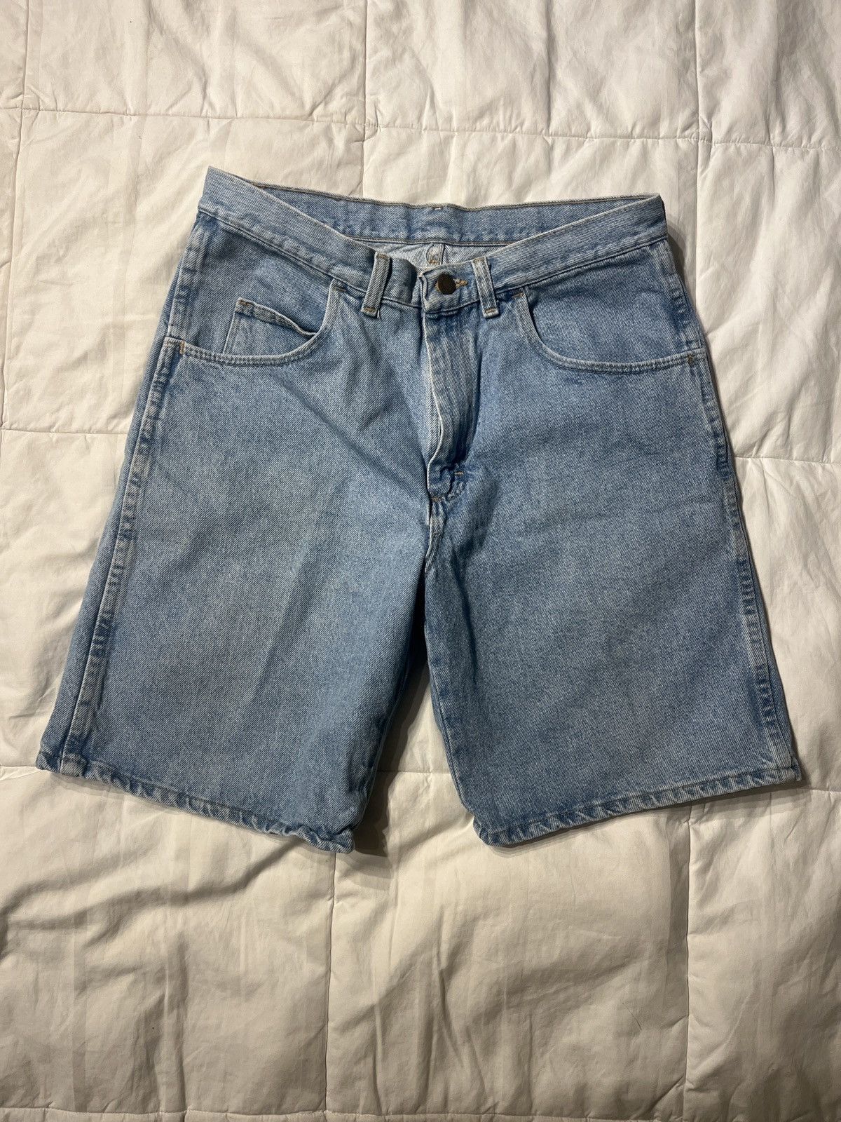 Vintage × Wrangler Denim blue jean jorts vintage thrifted wrangler Size US 33 - 1 Thumbnail