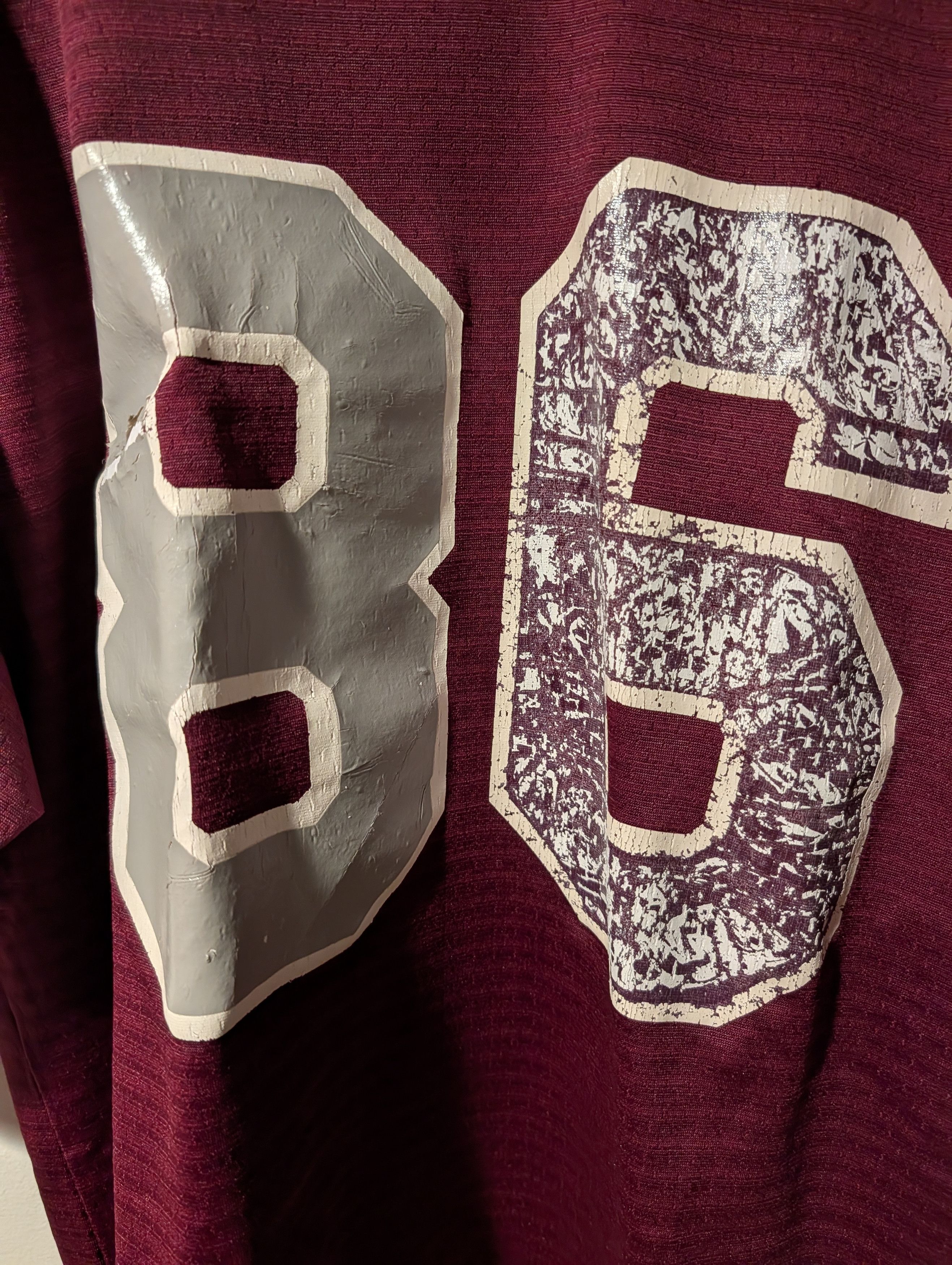 NCAA Vintage 90s Huskies #86 Maroon Football Jersey Made USA Boxy Size US M / EU 48-50 / 2 - 2 Thumbnail