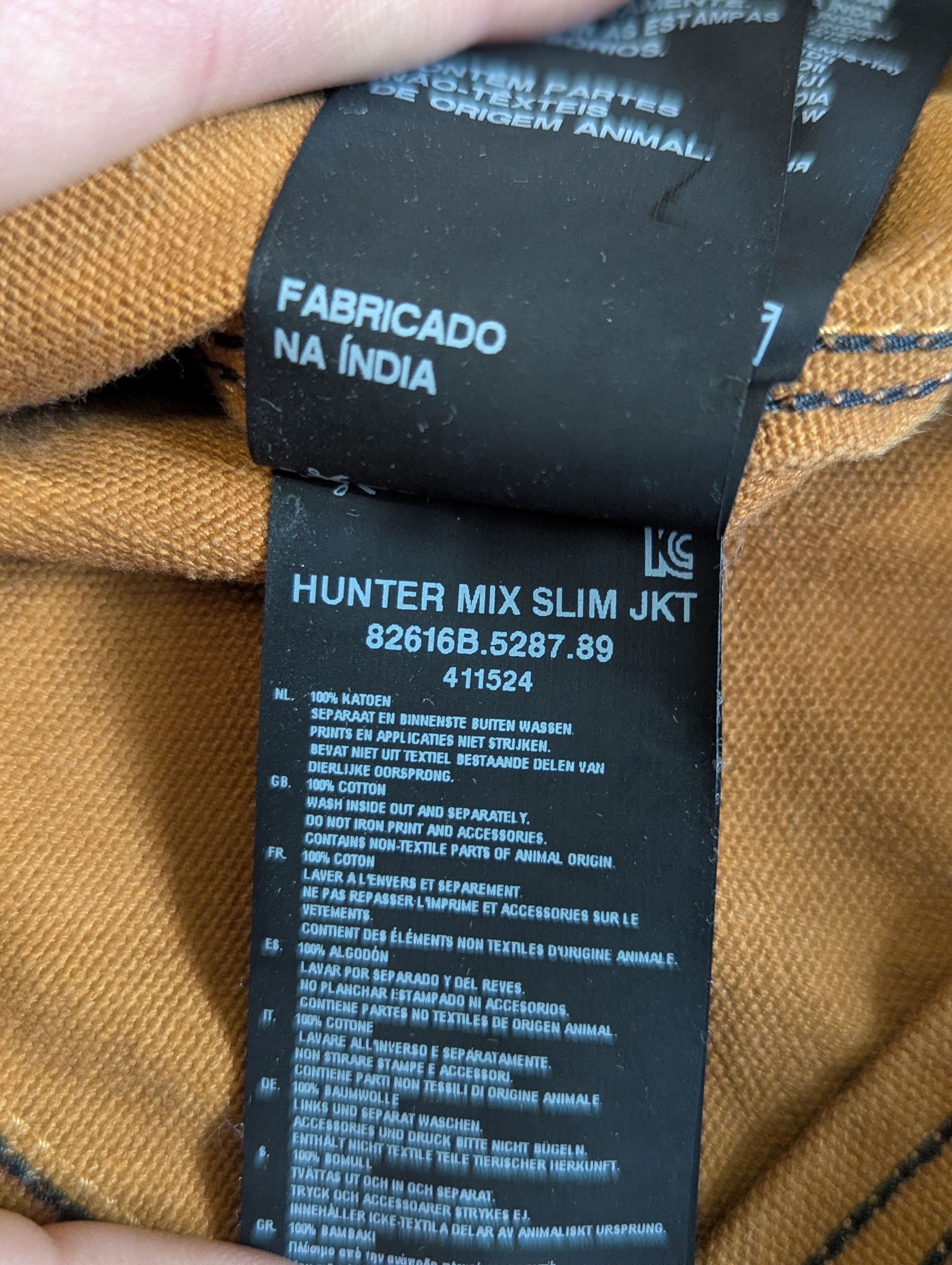 G-Star G-STAR Hunter Mix Slim Jkt Workwear Canvas Denim Jacket Size US L / EU 52-54 / 3 - 8 Thumbnail