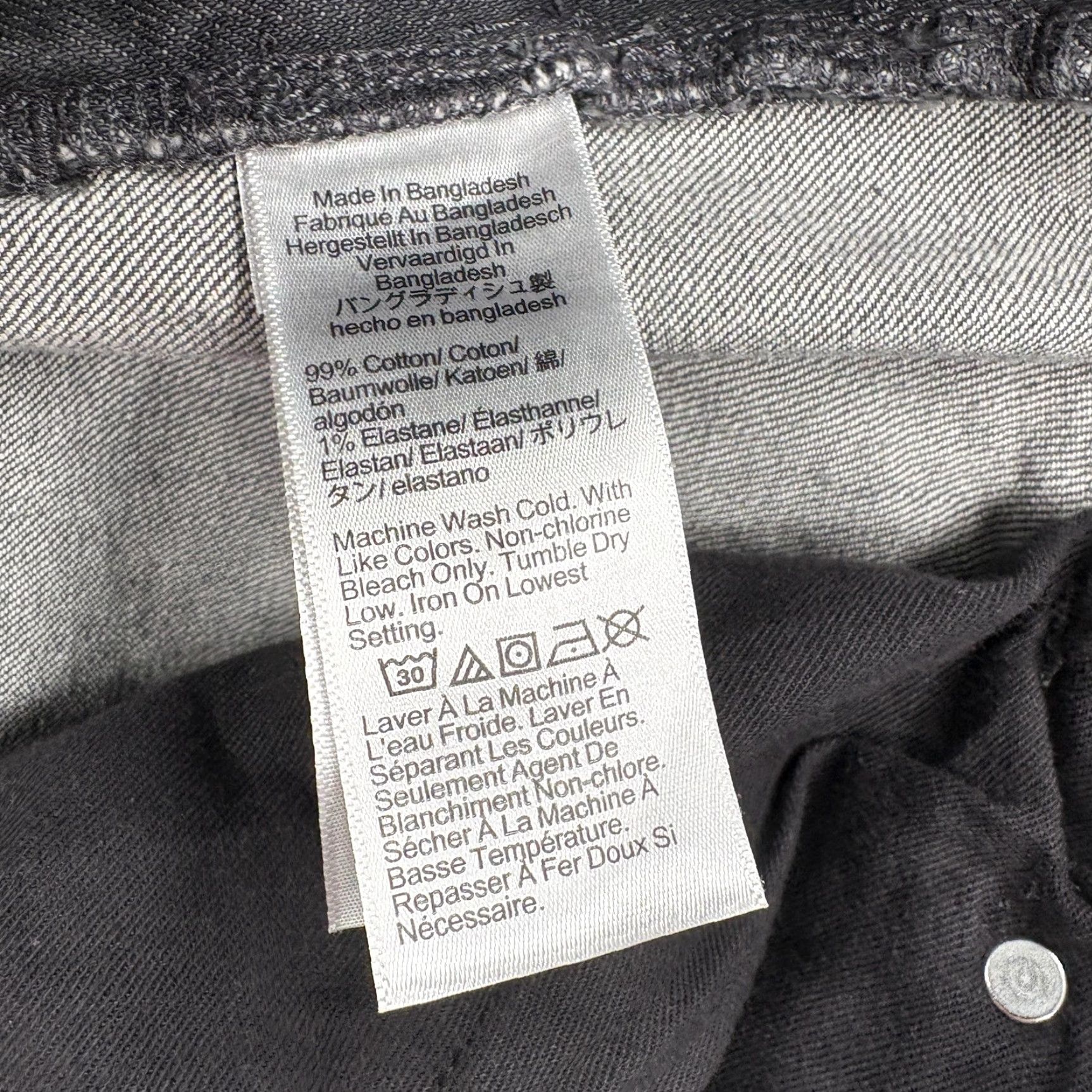 J.Crew J.CREW FLEX Jeans Mens 31x32 Charcoal Gray Wash Slim Stretch Denim Casual Preppy Size US 31 - 5 Thumbnail