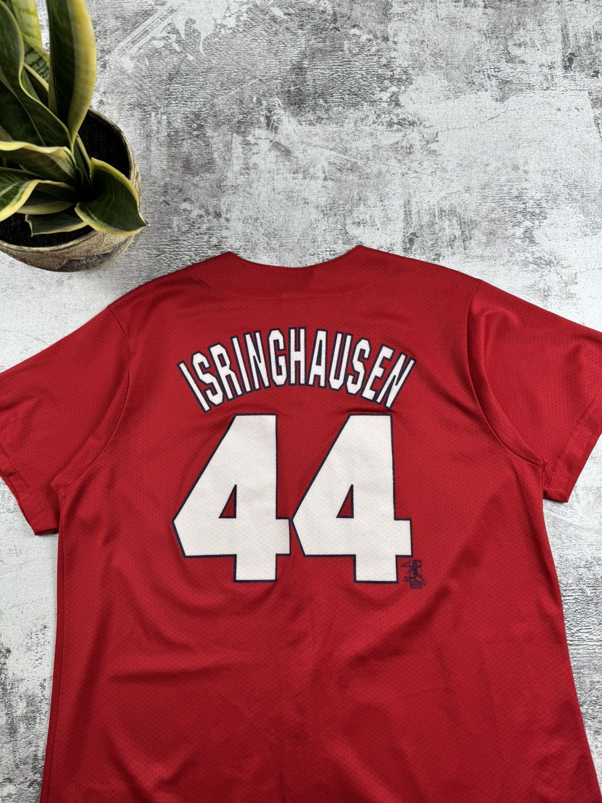Majestic CARDINALS Isringhausen 44 USA Baseball Jersey USA T Shirt Size US L / EU 52-54 / 3 - 8 Thumbnail