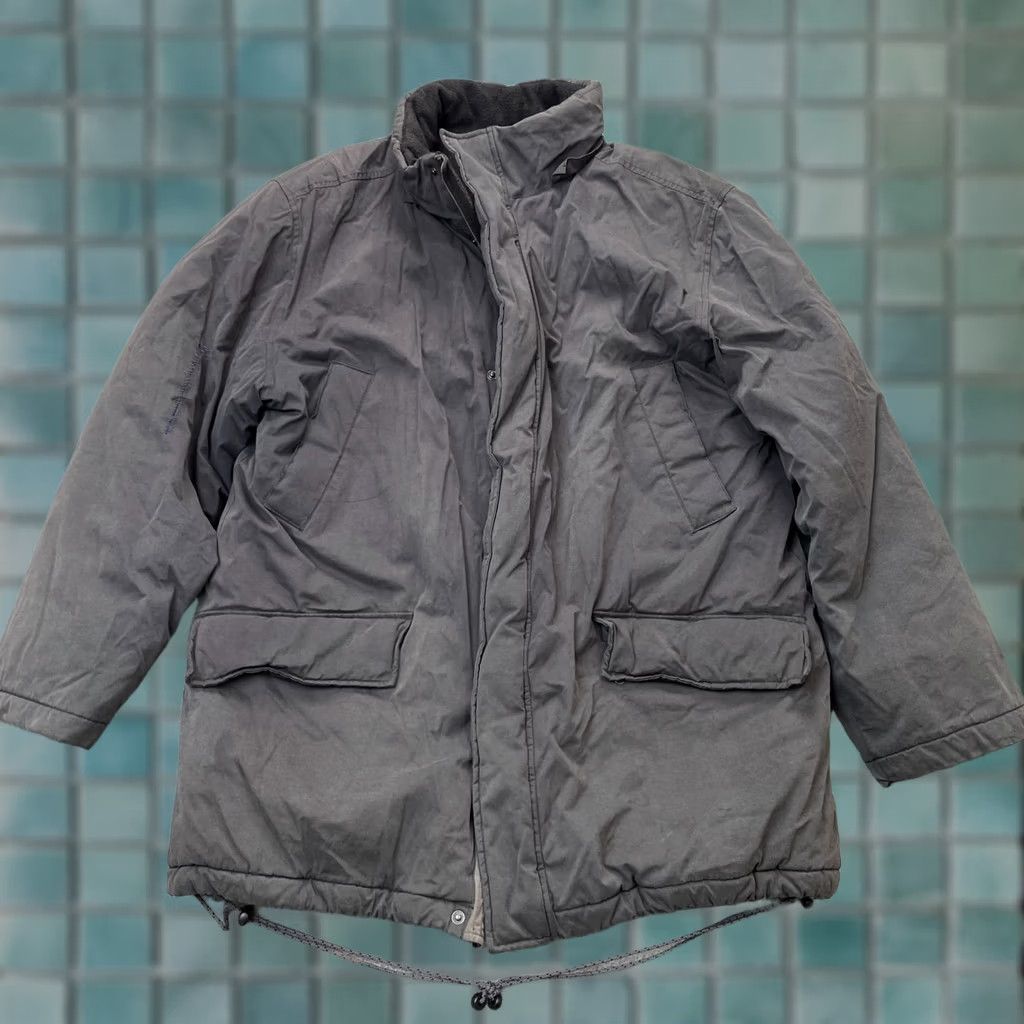 Gap VINTAGE Gap Jacket Mens L Gray Parka Cotton Insulated Lined Full Zip Size US L / EU 52-54 / 3 - 1 Thumbnail