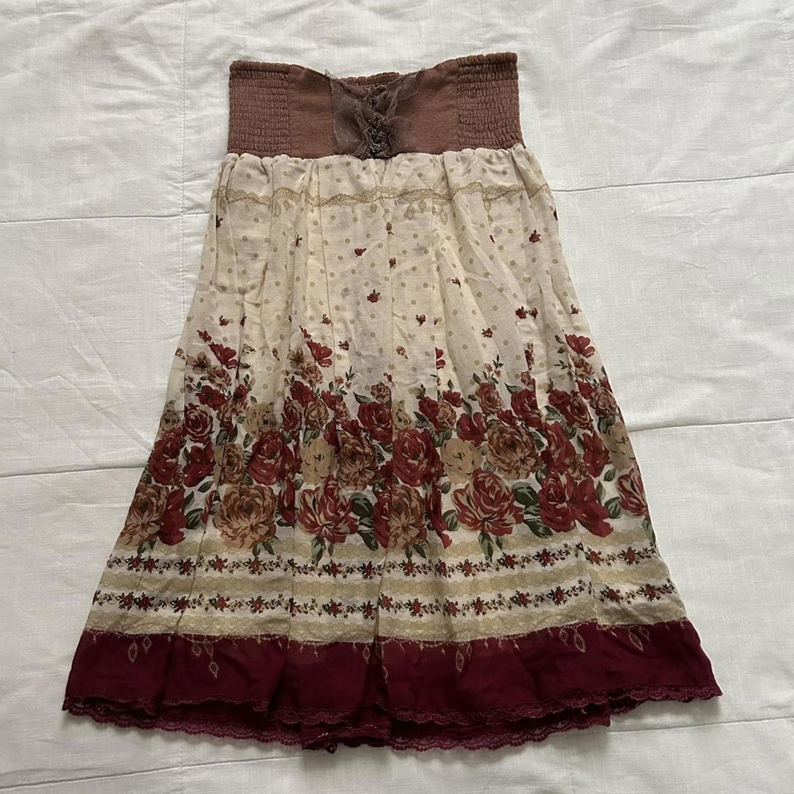 open lace back dress Cherry Rose Pattern Sailor Dress  axes femme from JAPAN