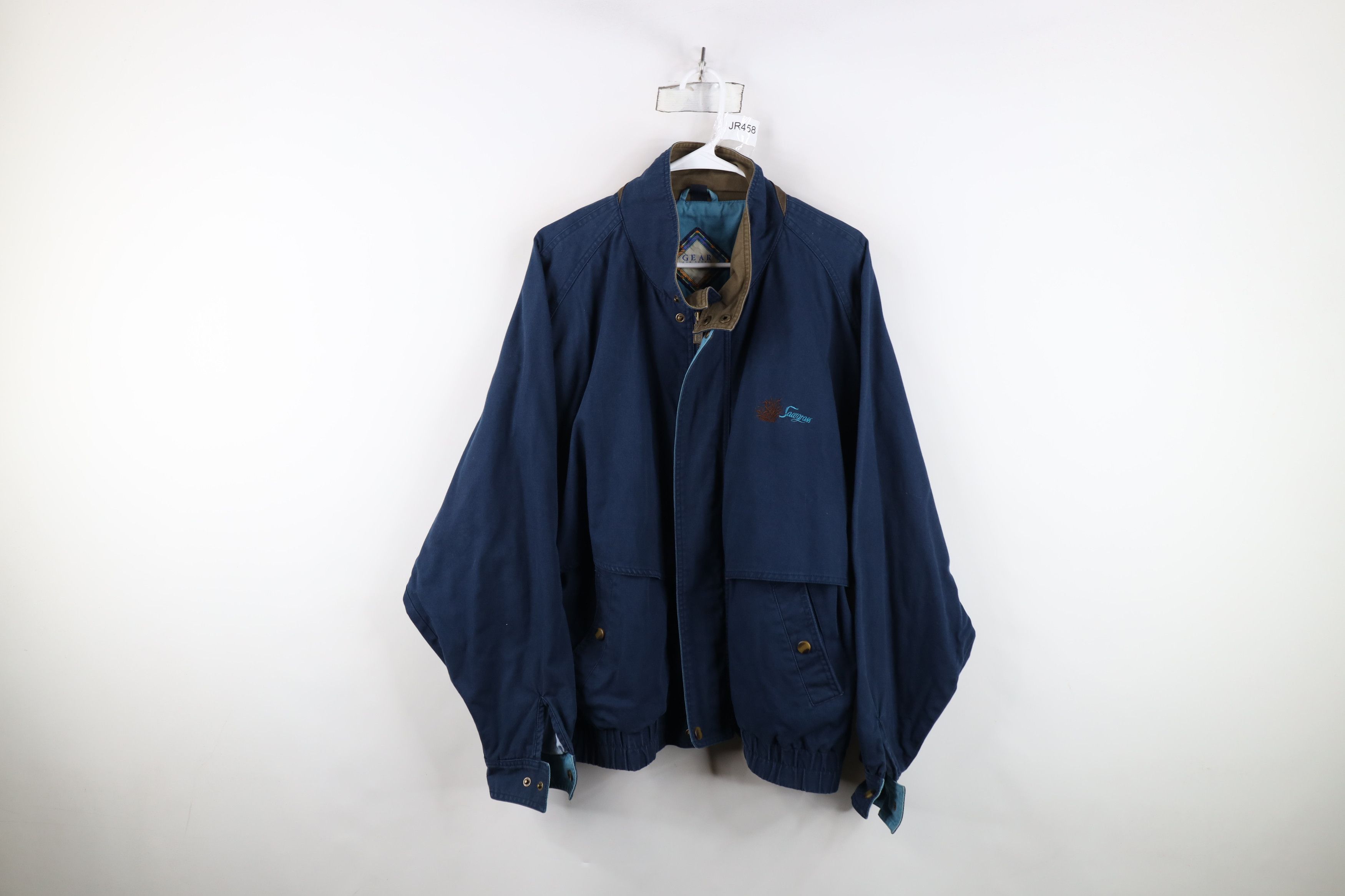 Vintage 90s Sawgrass Country Club Golf Canvas Bomber Jacket