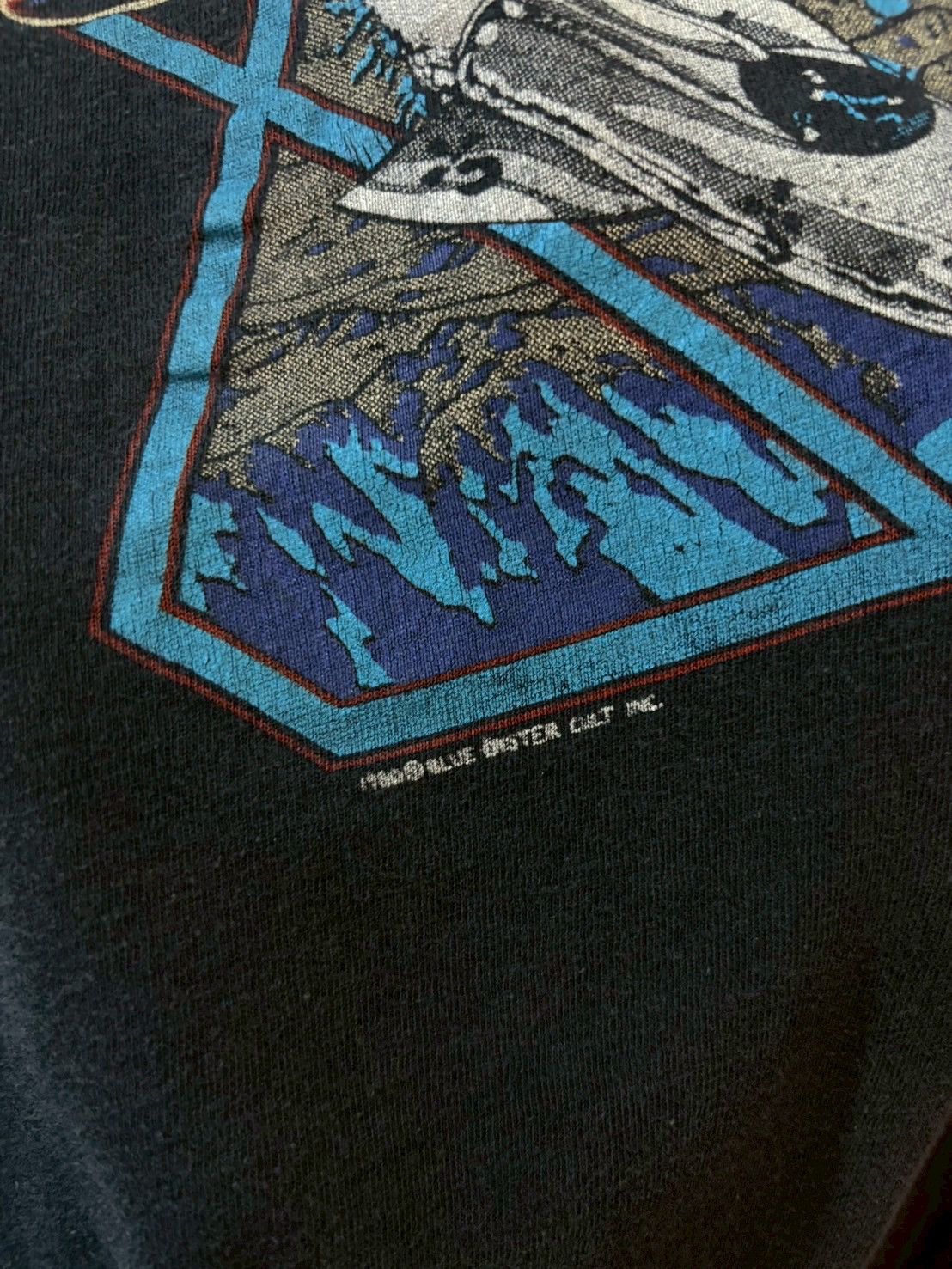 Band Tees Vintage Blue oyster 80’s Size US L / EU 52-54 / 3 - 7 Thumbnail