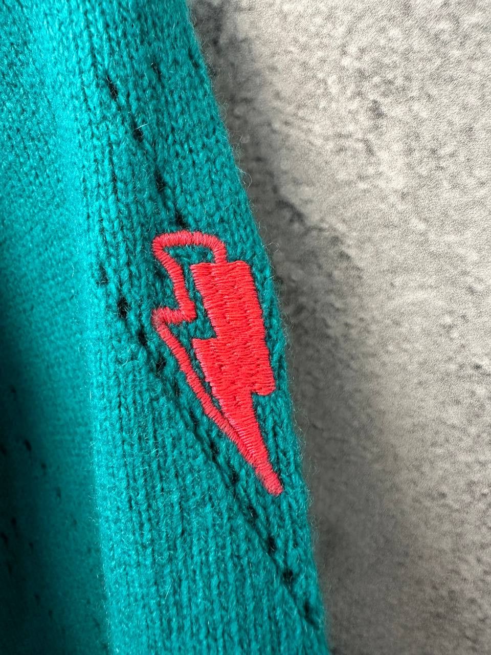 Other Scamp & Dude Teal Pointelle Knitted Jumper Sweater Size S / US 4 / IT 40 - 10 Thumbnail