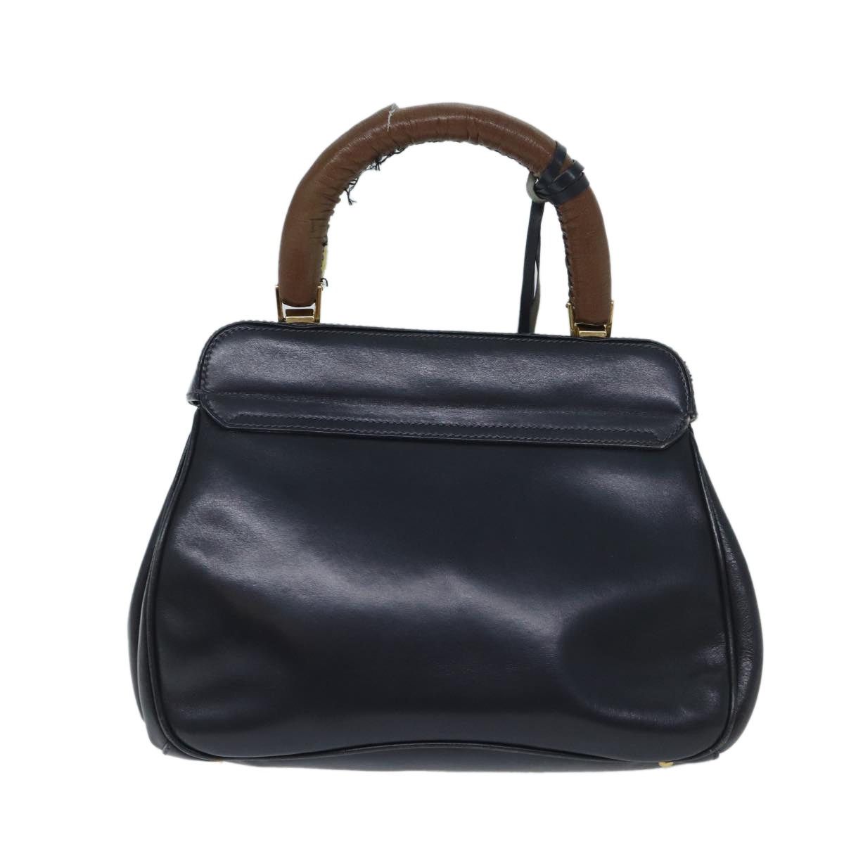 Gucci GUCCI Ready Lock Hand Bag Leather Navy 000 406 000 406 Size ONE SIZE - 2 Thumbnail