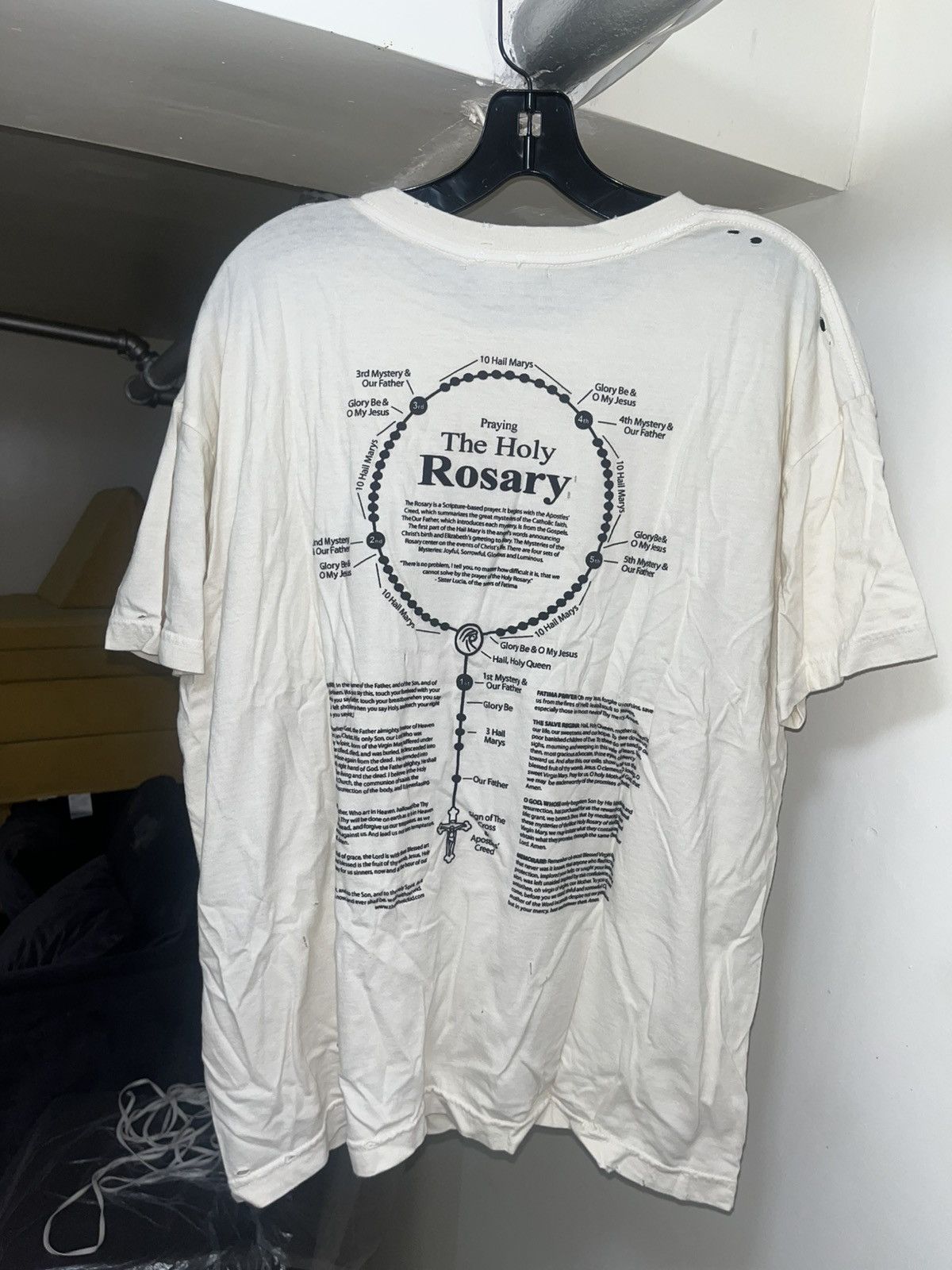 Willy Chavarria Willy Chavarria Reformed Putas Destroyed Easy Tee Sz XL Size US XL / EU 56 / 4 - 7 Thumbnail