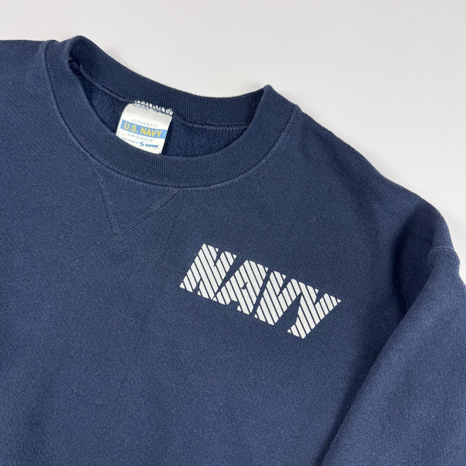 Vintage US Navy Soffe Made in USA Sweatshirt Navy M USMC Size US M / EU 48-50 / 2 - 6 Thumbnail