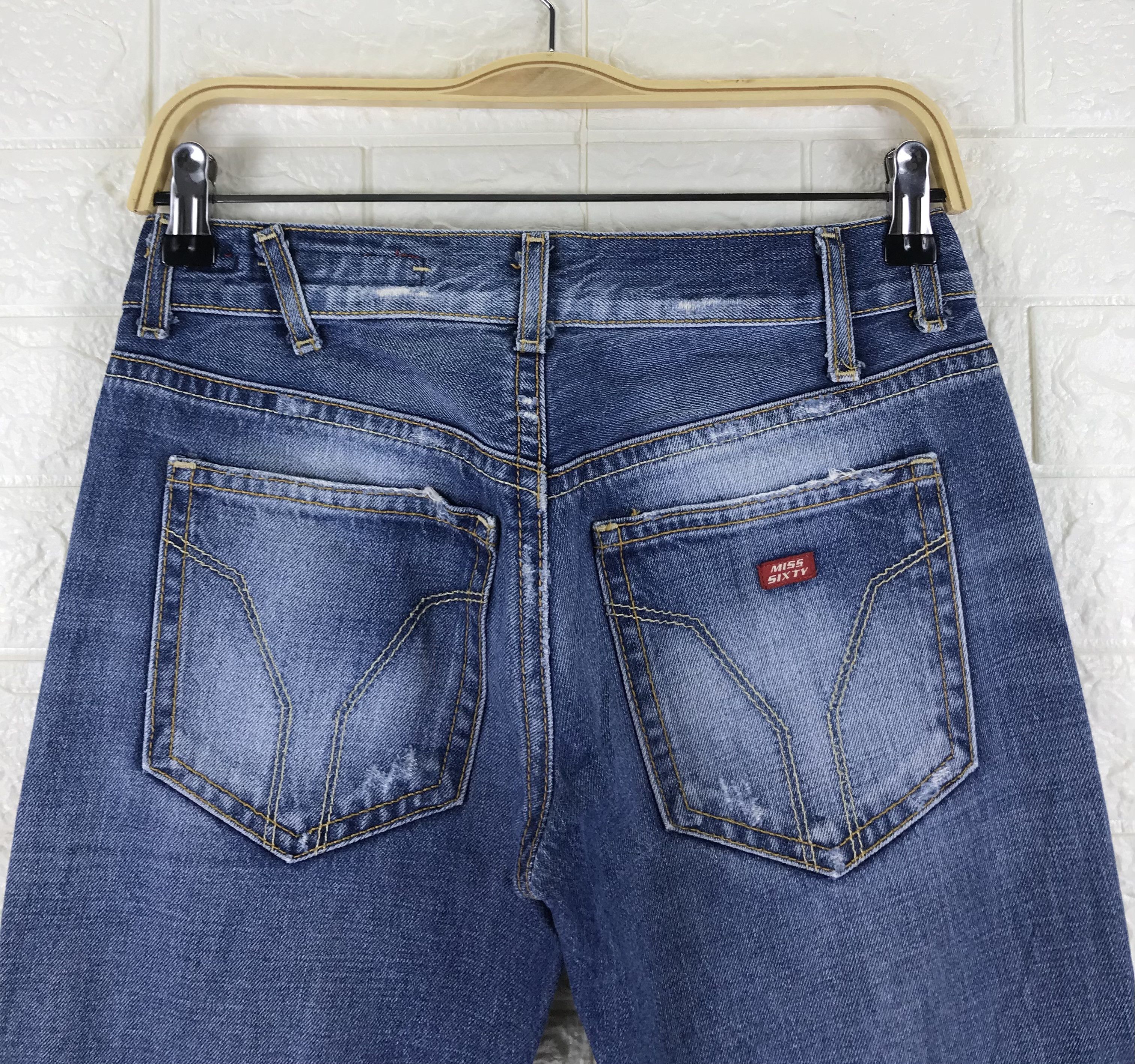 Miss Sixty Vintage Miss Sixty Flare Jeans Size 28" / US 6 / IT 42 - 6 Thumbnail
