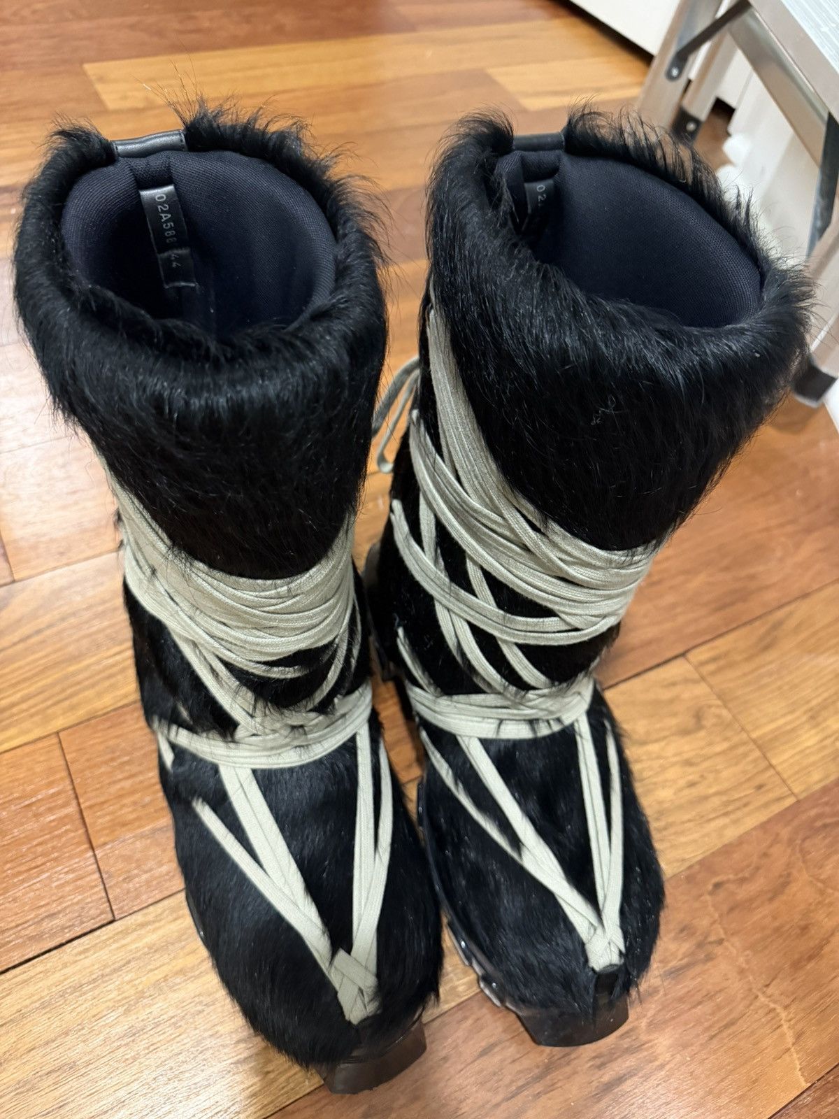 Rick Owens Rick Owens Lunar Pony Hair Boots Size US 11 / EU 44 - 8 Thumbnail