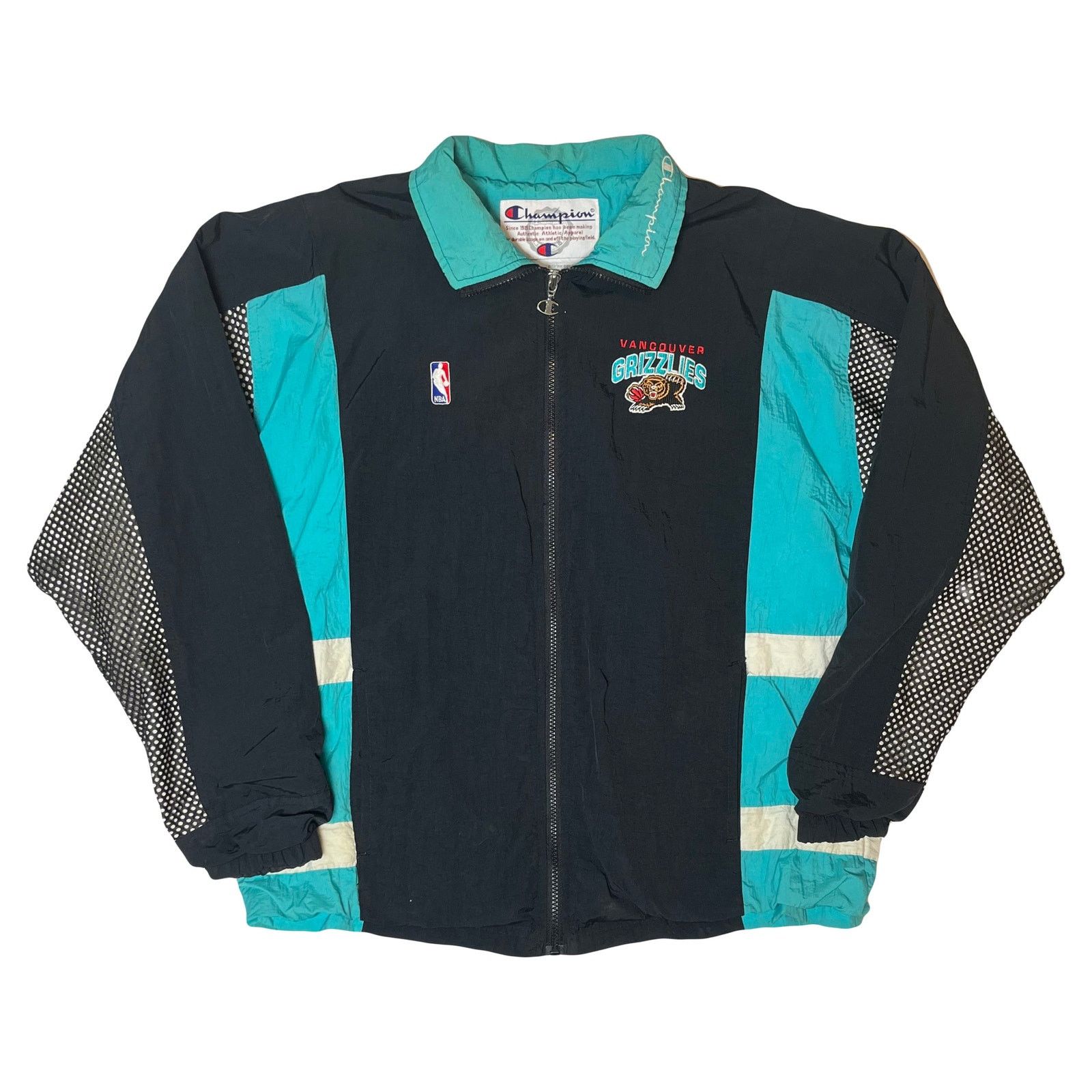 Champion 90s Champion Vancouver Grizzlies Light Jacket Women's XXL Size XXL / US 16-18 / IT 52-54 - 1 Thumbnail
