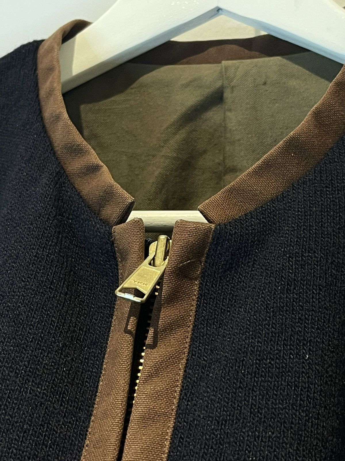 Kolor Kolor Fall 2010 Wool Zip Jacket with Contrast Canvas Tape Size US S / EU 44-46 / 1 - 6 Thumbnail