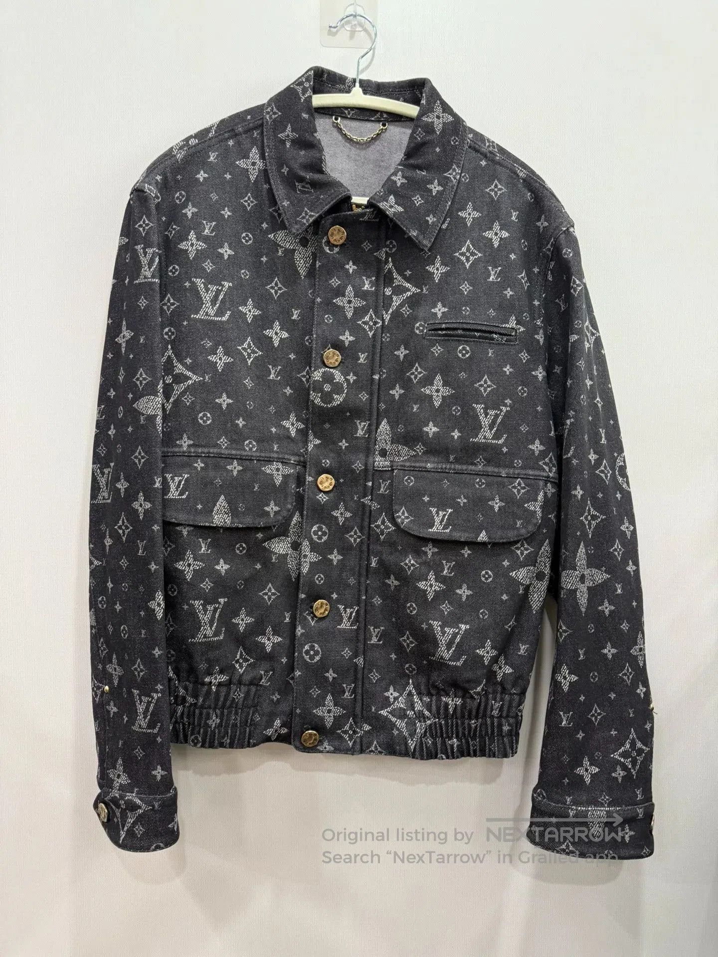 Louis Vuitton Louis Vuitton Black Denim Jacket. Size US M / EU 48-50 / 2 - 1 Thumbnail