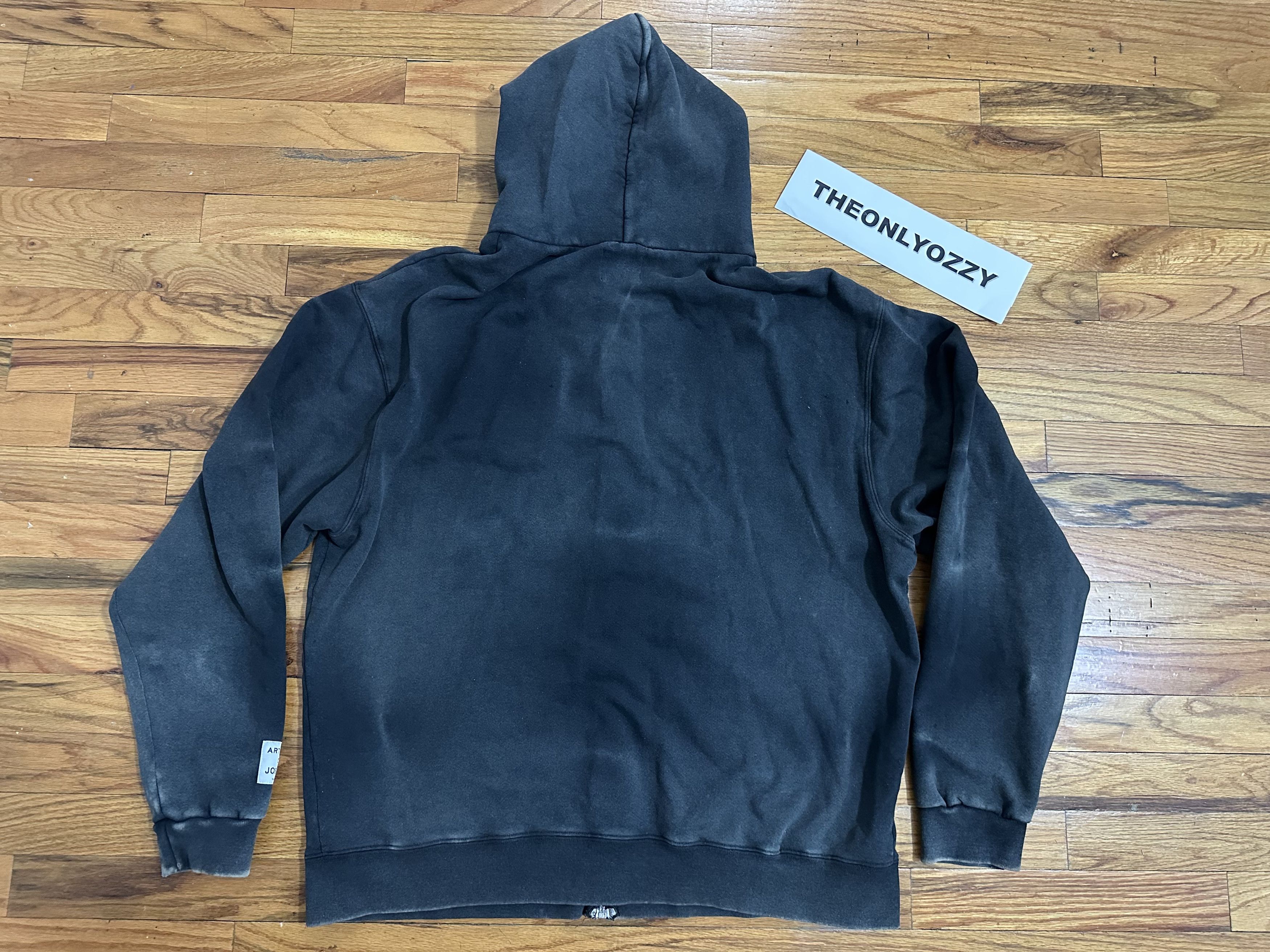 Gallery Dept. GALLERY DEPT SUN FADED ENGLISH ZIP HOODIE BLACK XL Size US XL / EU 56 / 4 - 2 Thumbnail