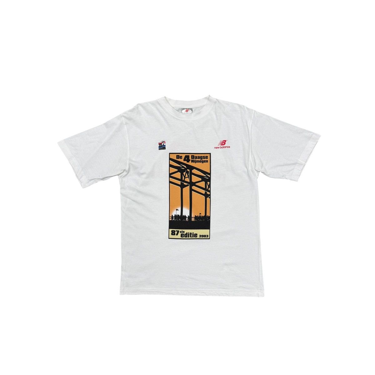 New Balance × Vintage Vintage New Balance 2003 87ste Editie De 4 Daagse T-Shirt Size US M / EU 48-50 / 2 - 1 Thumbnail