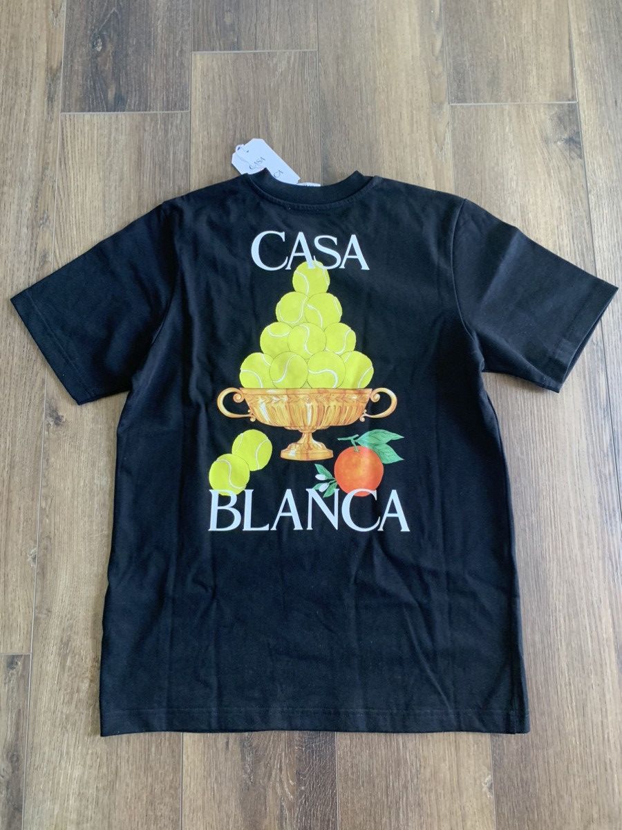 Casablanca Casablanca Black Oranges Short Sleeved Tshirt Size US S / EU 44-46 / 1 - 1 Thumbnail