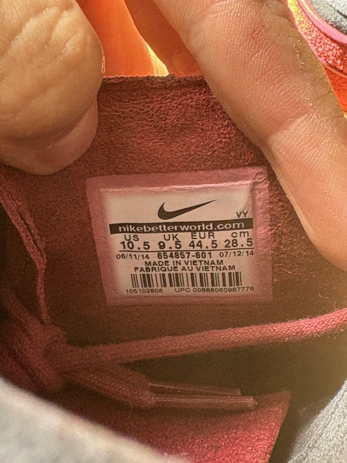 Nike Nike SB Lunar Stefan Janoski Team Red Size US 10.5 / EU 43-44 - 7 Thumbnail