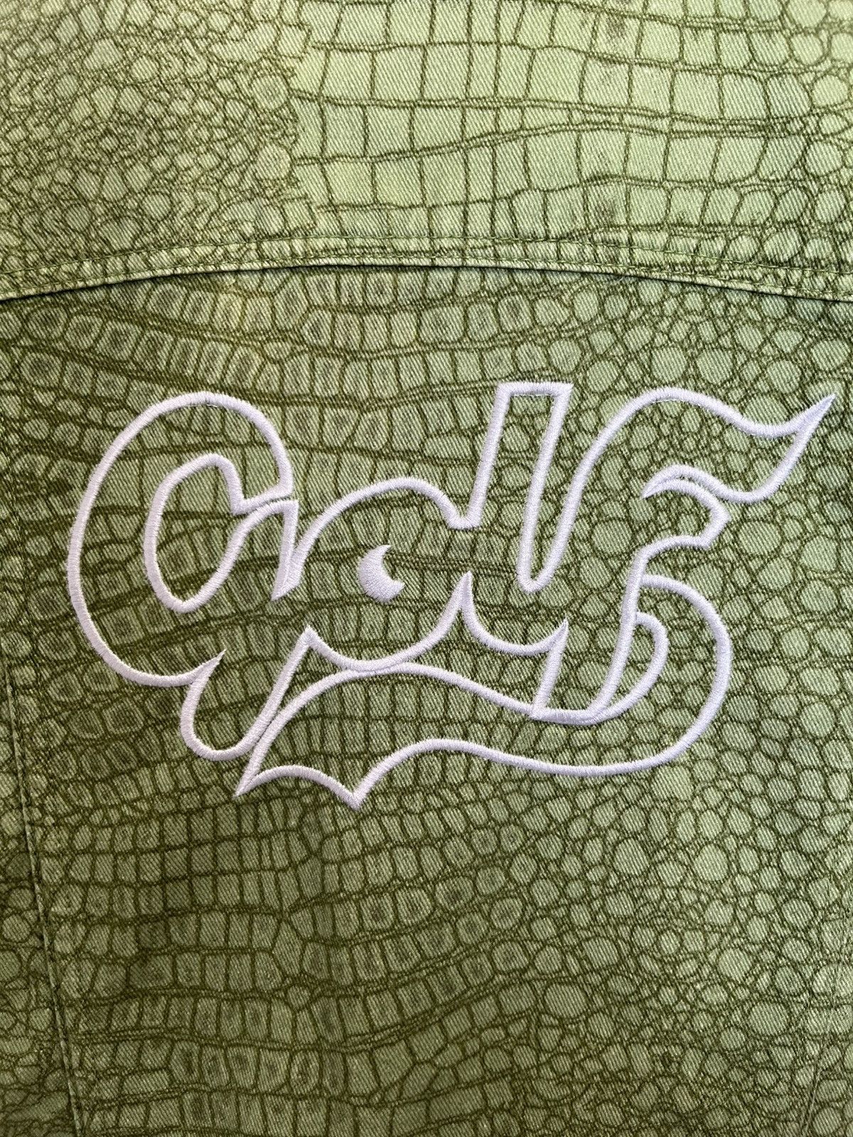 Golf Wang GOLF WANG Green Alligator/Crocodile Print Denim Jacket Size US M / EU 48-50 / 2 - 5 Thumbnail