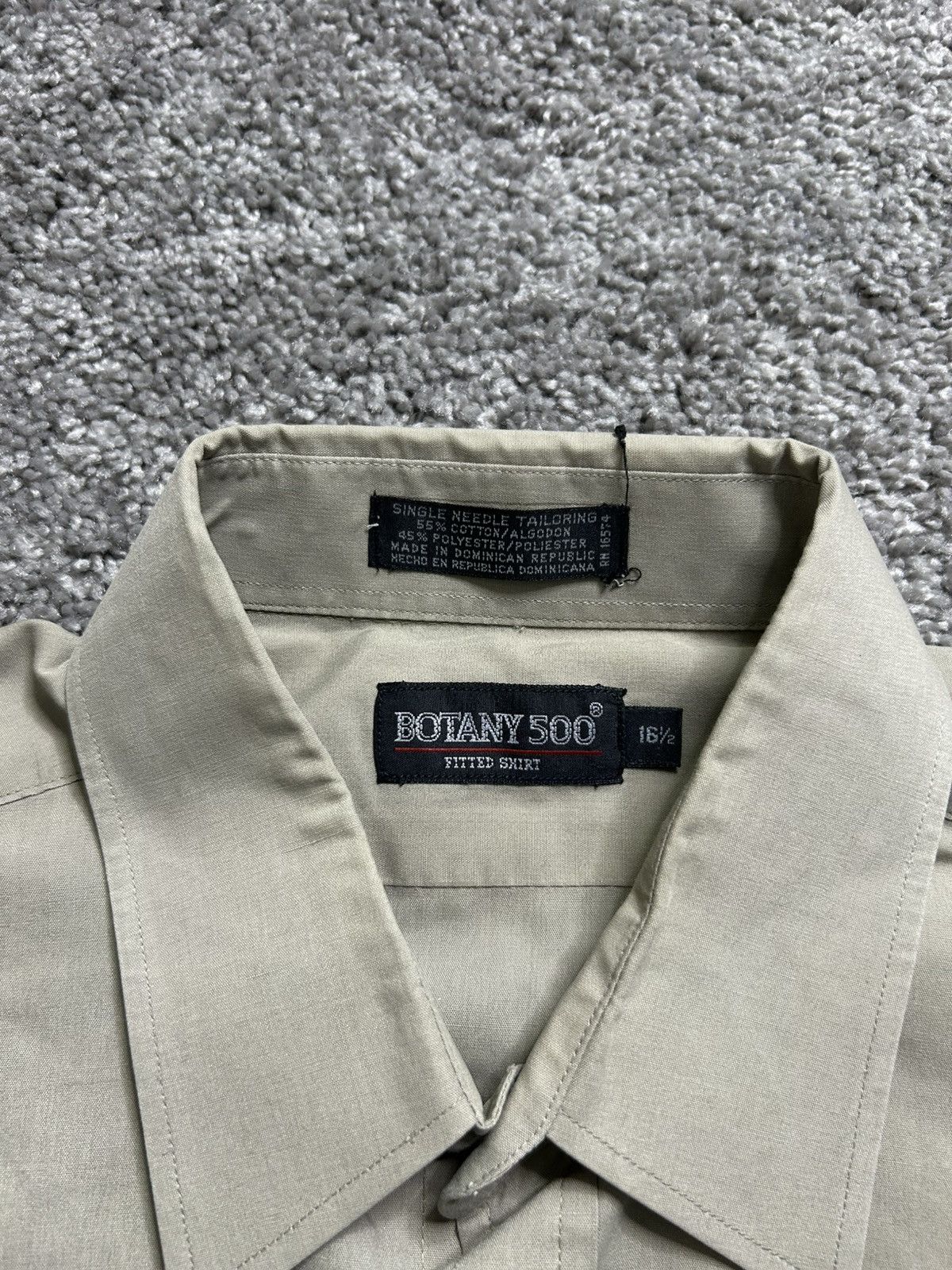 Botany 500 Vintage 70s Botany 500 Short Sleeve Button Up Single Needle Size US L / EU 52-54 / 3 - 4 Thumbnail