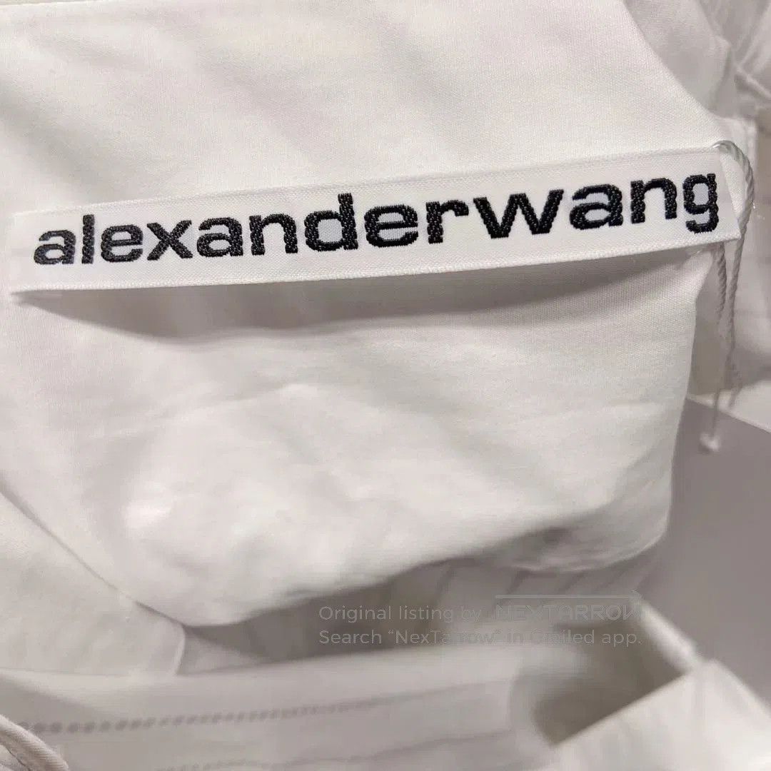 Alexander Wang Alexander Wang White Crystal Shirt. Size US XXS / EU 40 - 8 Thumbnail