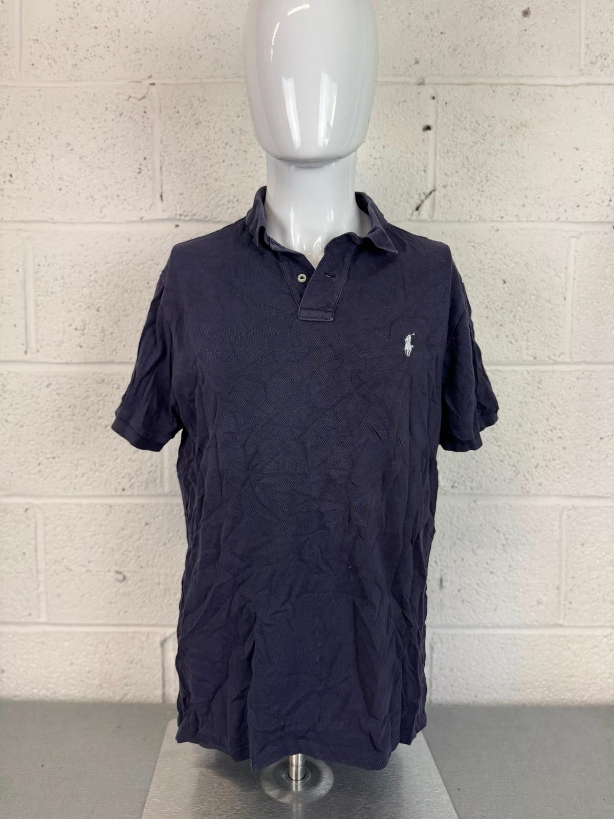Polo Ralph Lauren Ralph Lauren Navy Classic Fit Polo Shirt Mens Size L Size US L / EU 52-54 / 3 - 1 Thumbnail