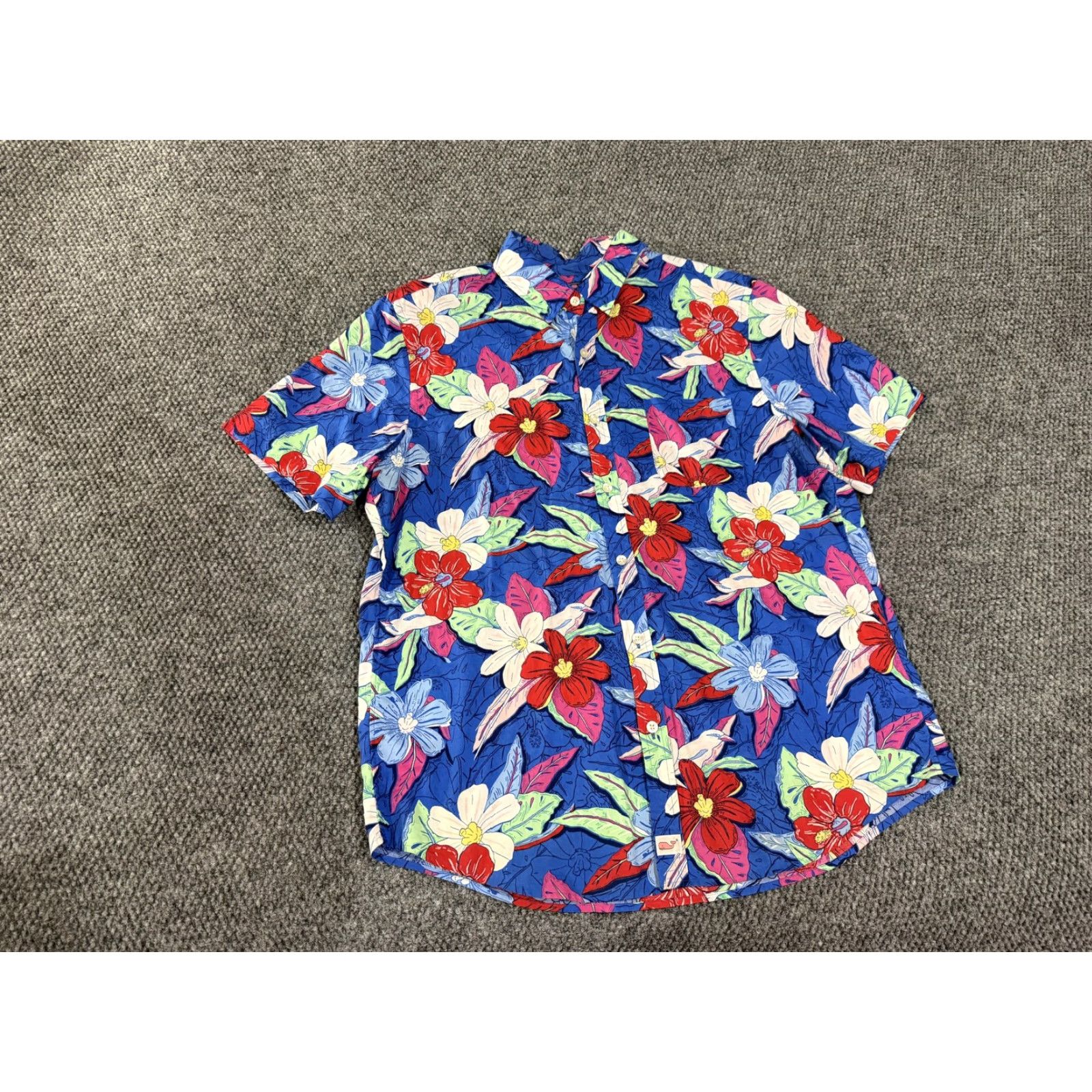 Vineyard Vines Vineyard Vines Shirt Mens L Multicolor Floral Hawaiian Slim Fit Button Up Shirt Size US L / EU 52-54 / 3 - 2 Thumbnail