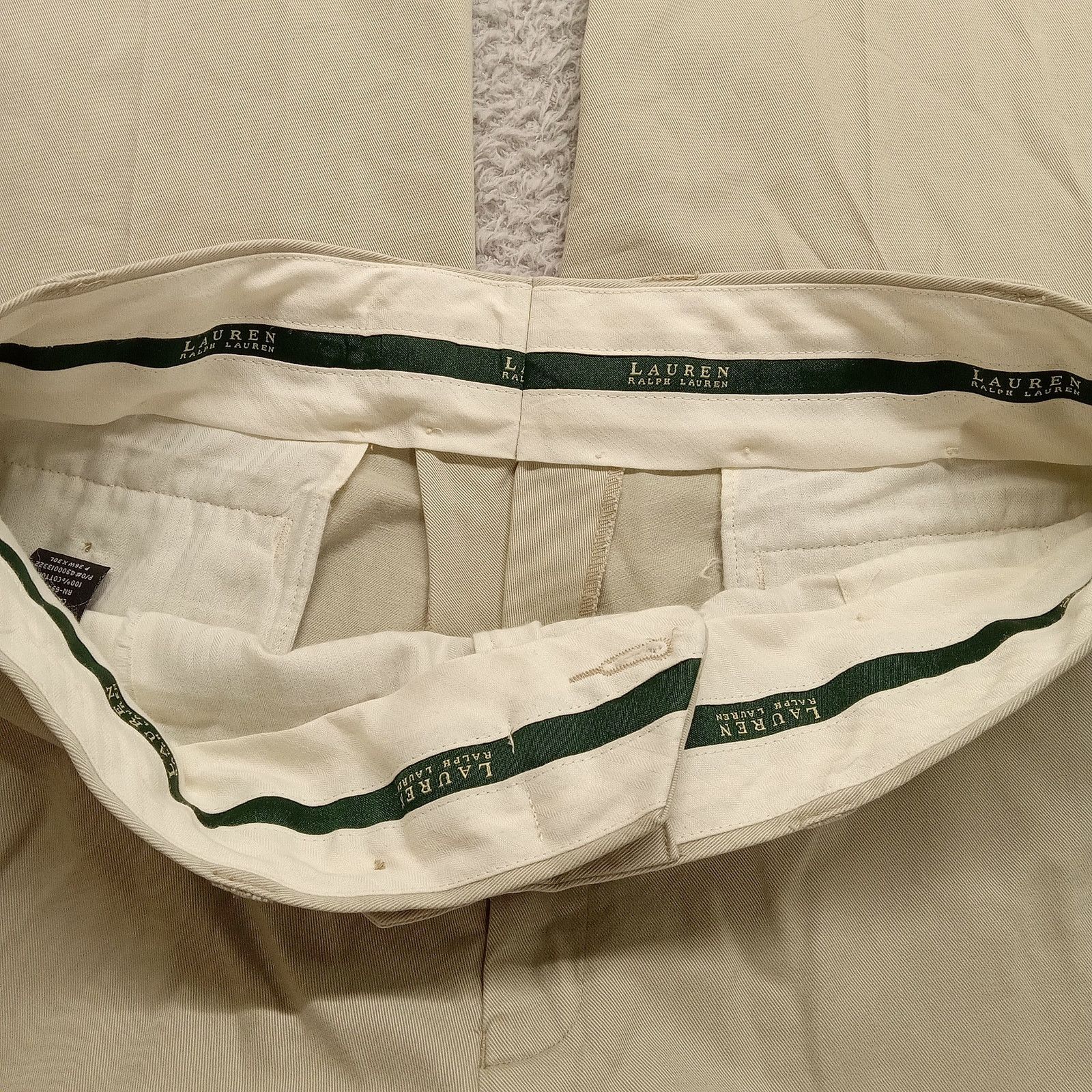 & Other Stories Lauren Ralph Lauren Khakis Pants 36 X 30 Men's Beige Cotton Size US 36 / EU 52 - 5 Thumbnail